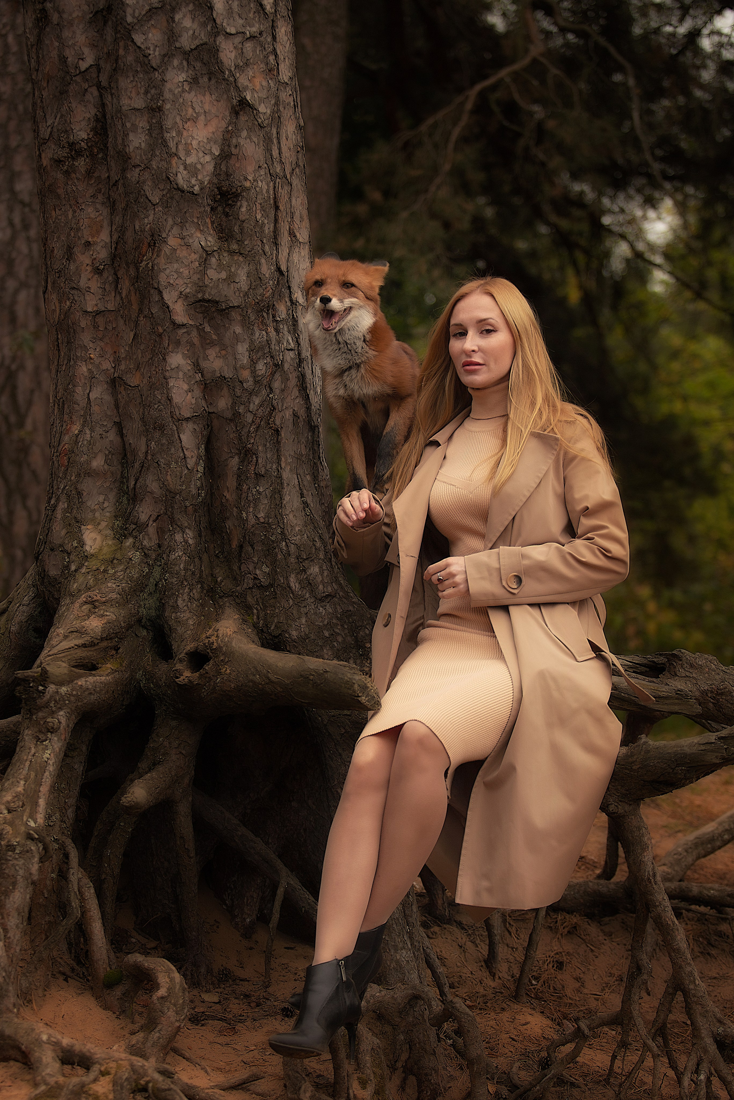 Улица & природа. Модель Москва каталожная и творческая съемка Anna Antlers