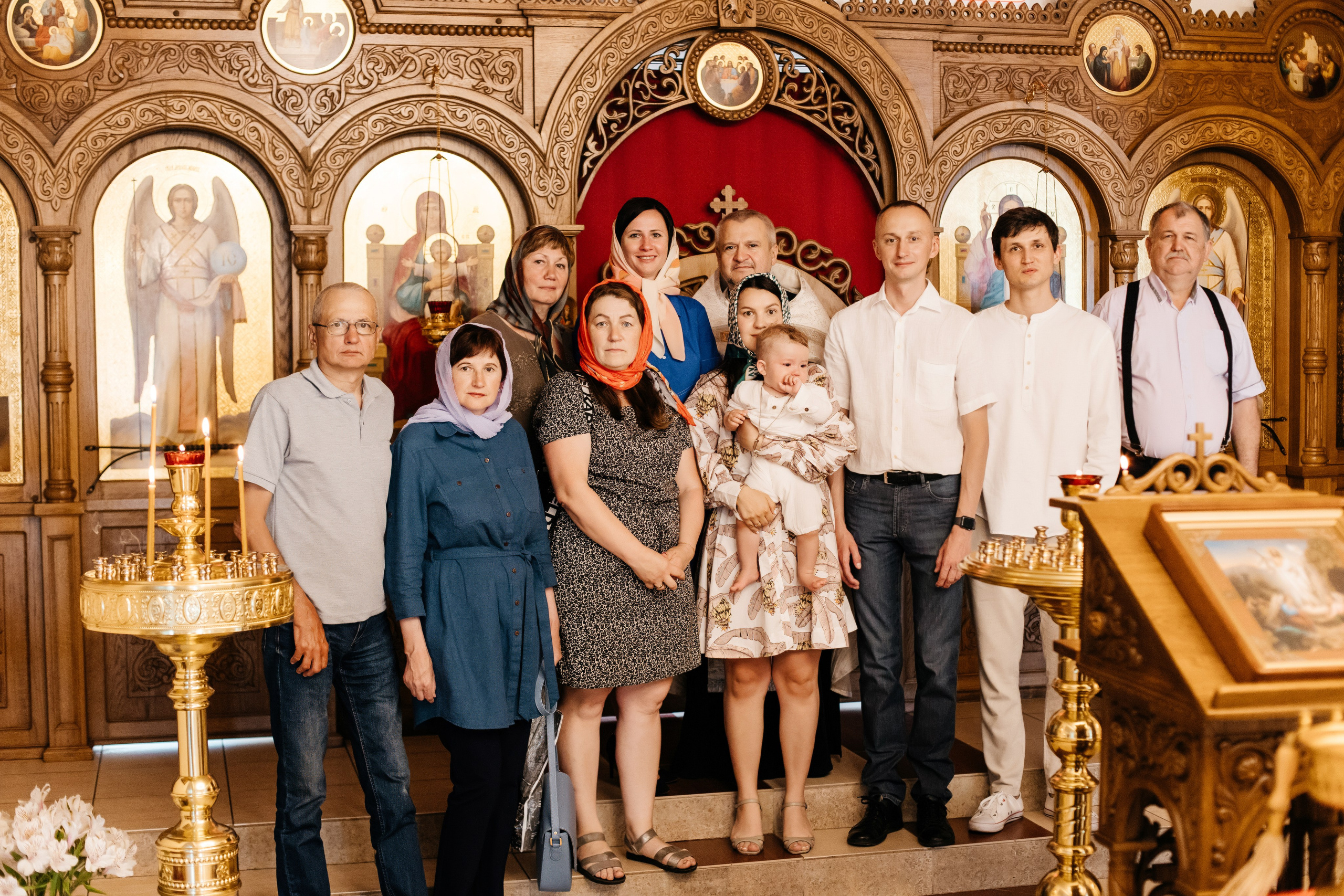 Крещение Андрея. Церковь Преображения Господня. Фотограф ВИКА МЕДУЗА