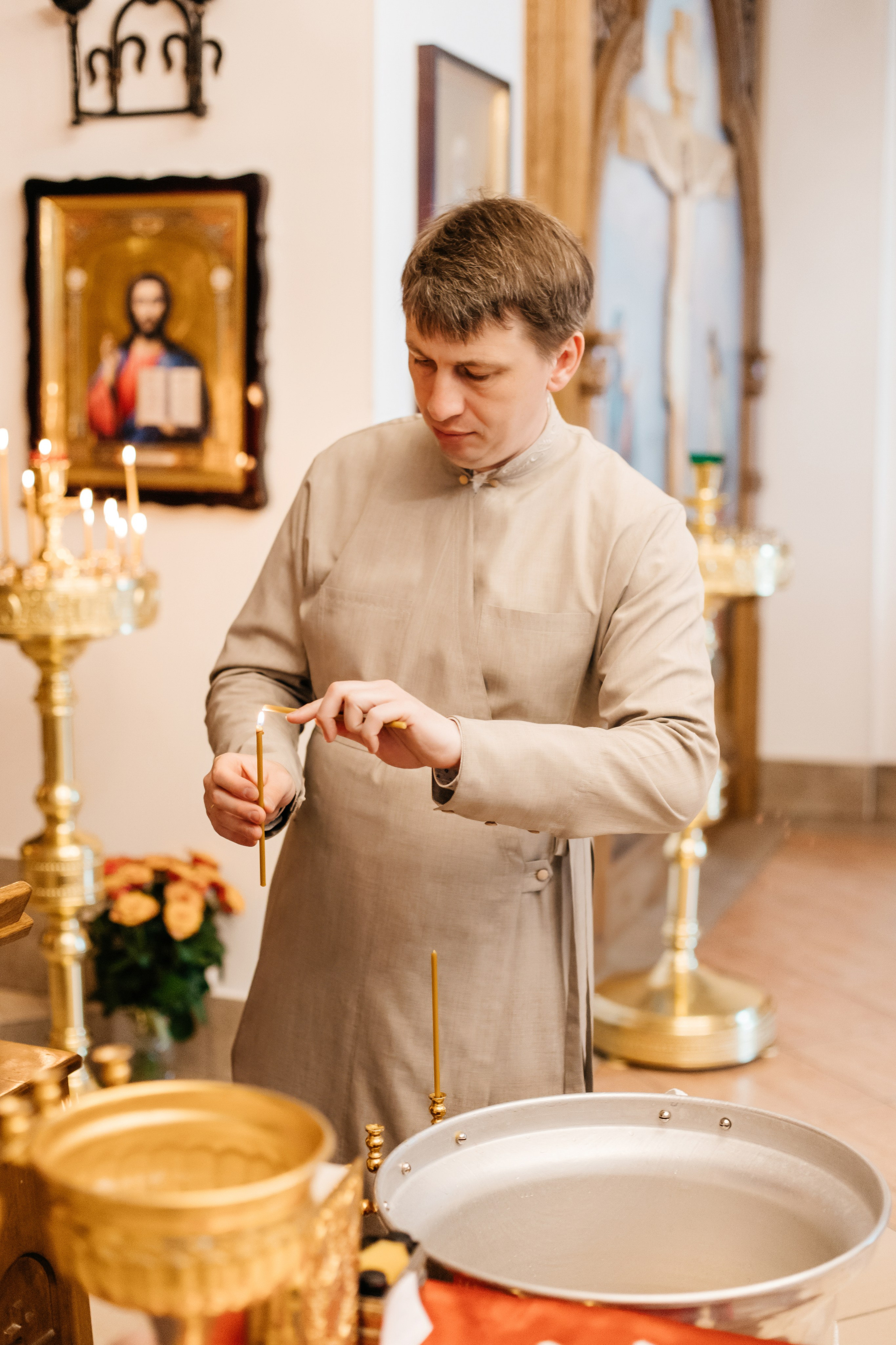 Крещение Андрея. Церковь Преображения Господня. Фотограф ВИКА МЕДУЗА