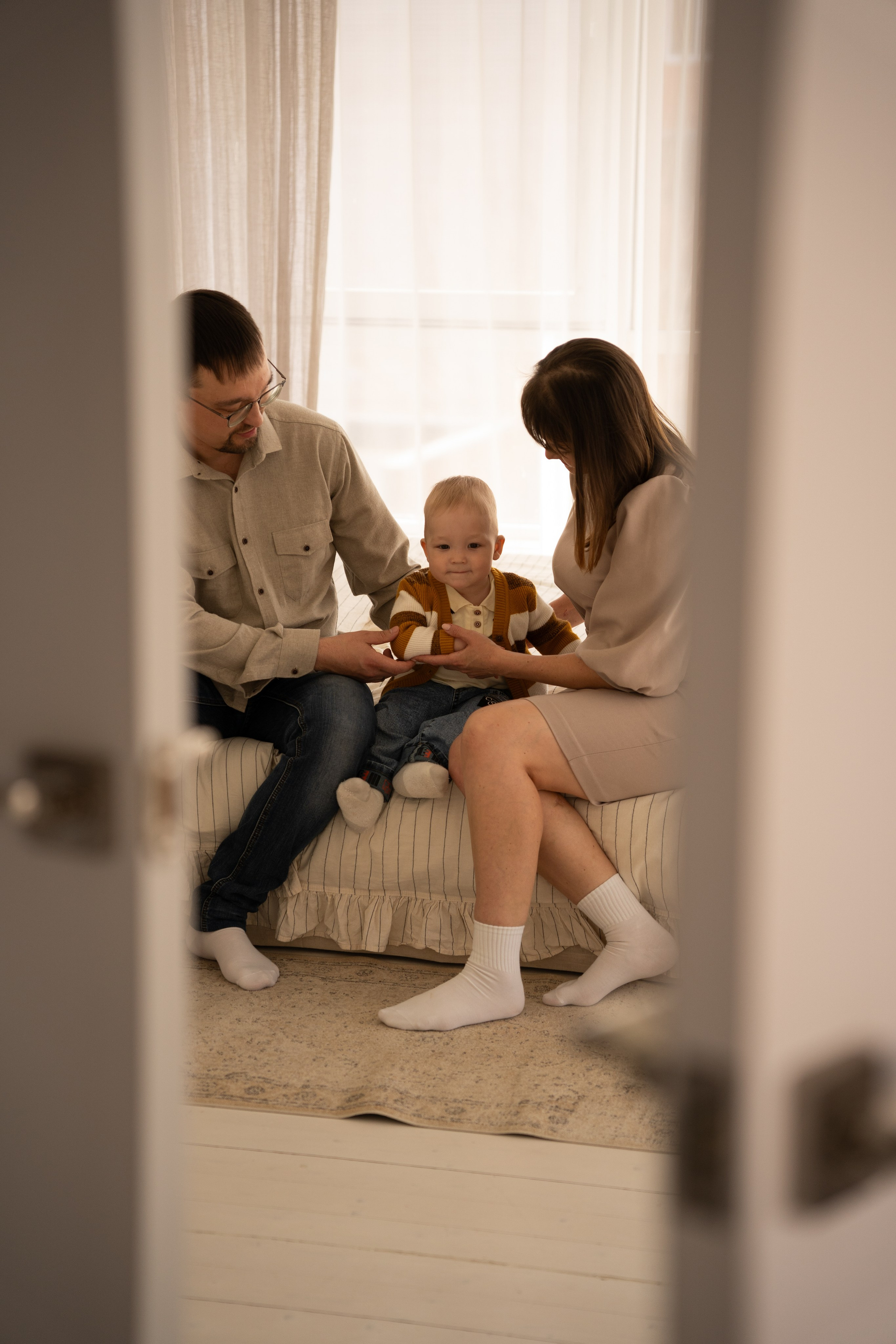 Семейная съемка в студии