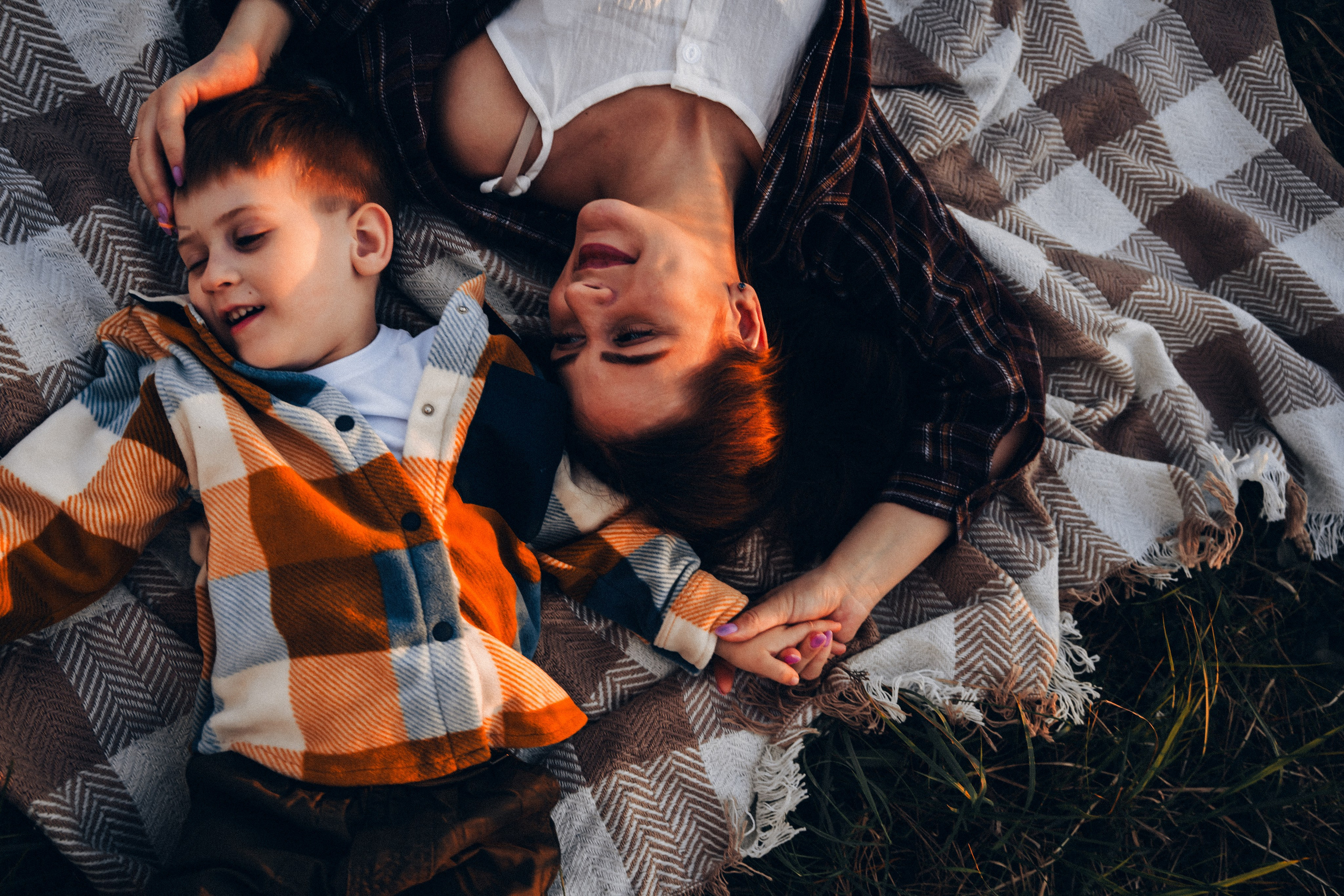 Семейная съемка на закате