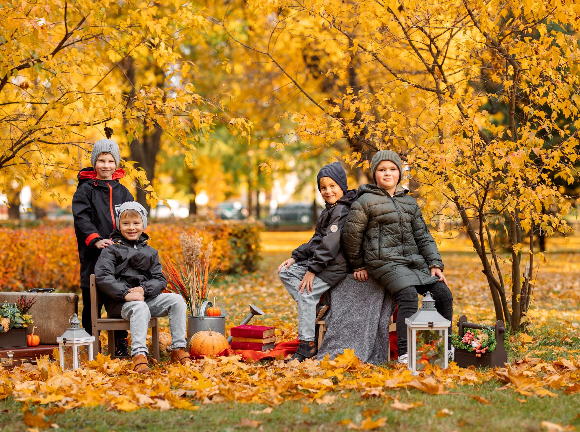 Детский сад. Осень. Для альбома. Фотограф в Кронштадте и Санкт-Петербурге Анастасия Коваленко
