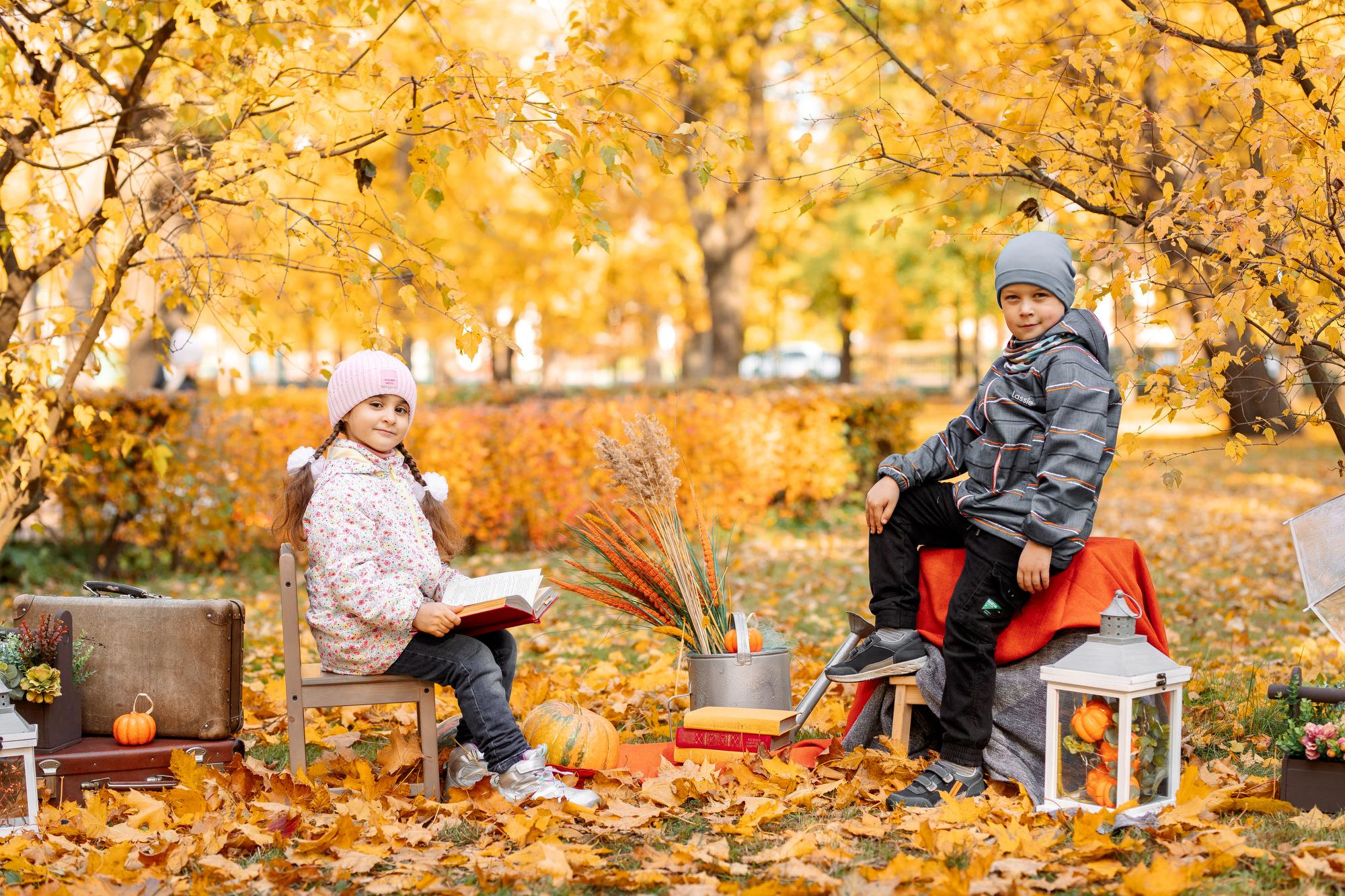Детский сад. Осень. Для альбома. Фотограф в Кронштадте и Санкт-Петербурге Анастасия Коваленко