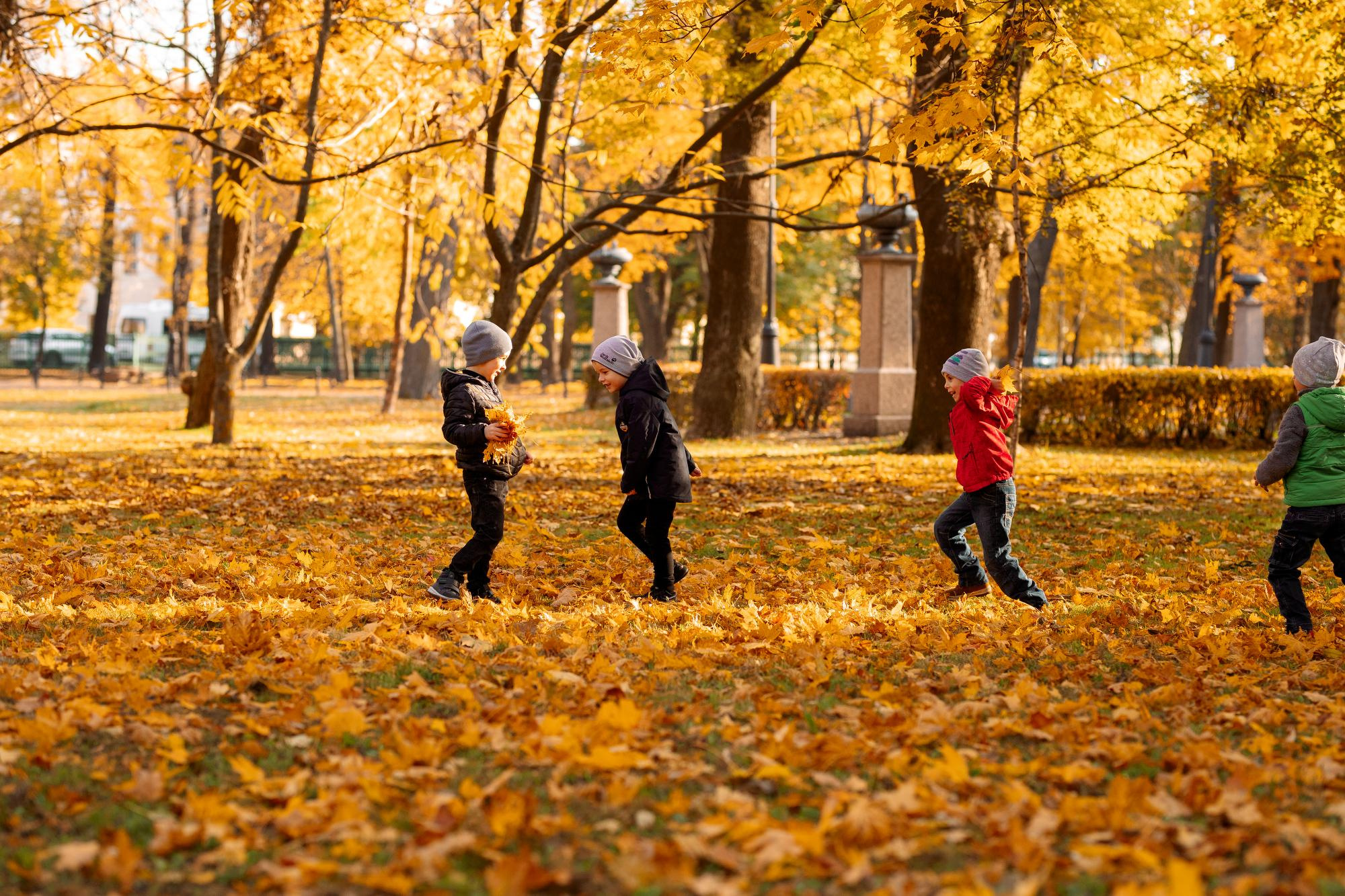 Детский сад. Осень. Для альбома. Фотограф в Кронштадте и Санкт-Петербурге Анастасия Коваленко