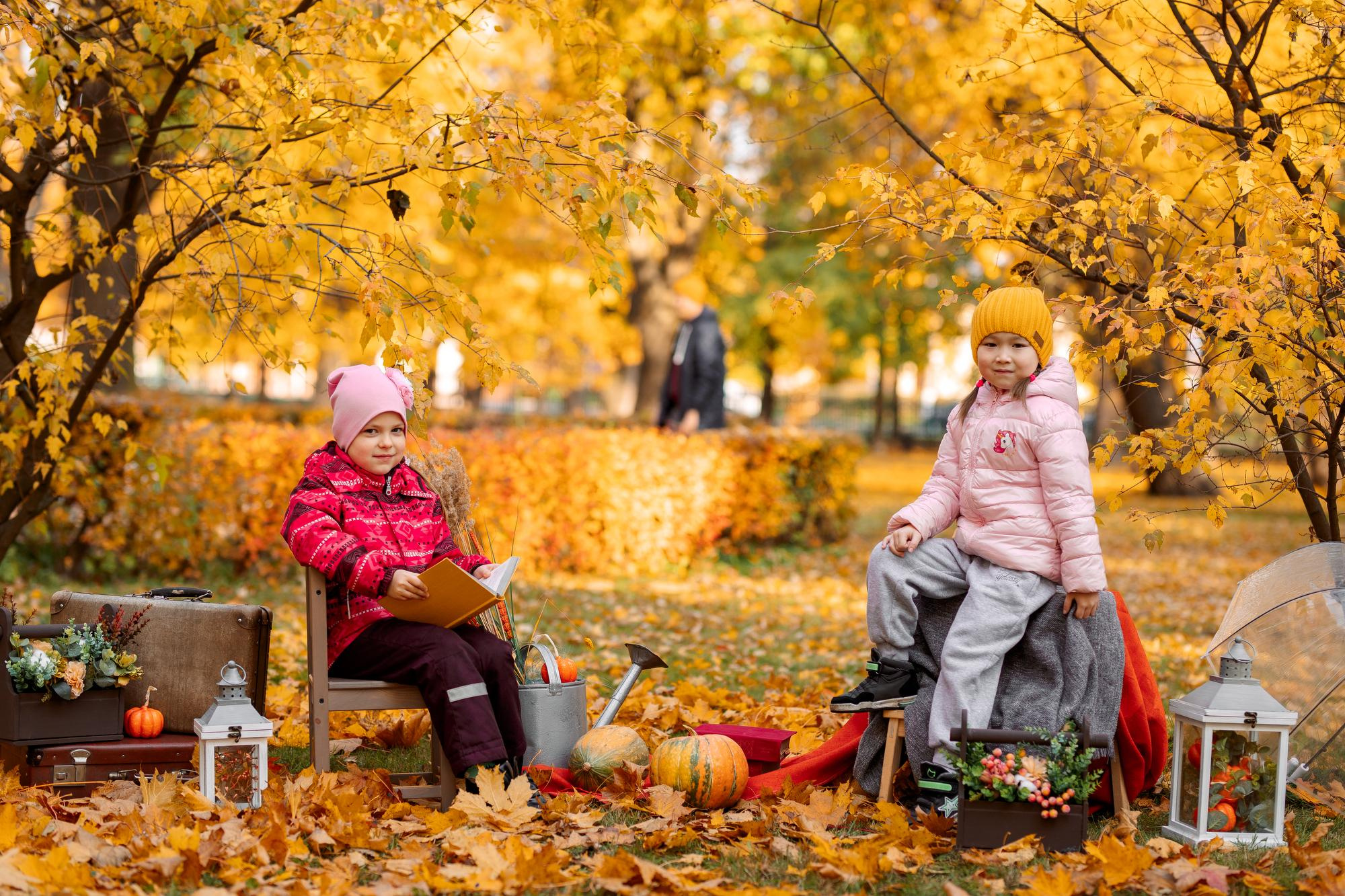 Детский сад. Осень. Для альбома. Фотограф в Кронштадте и Санкт-Петербурге Анастасия Коваленко