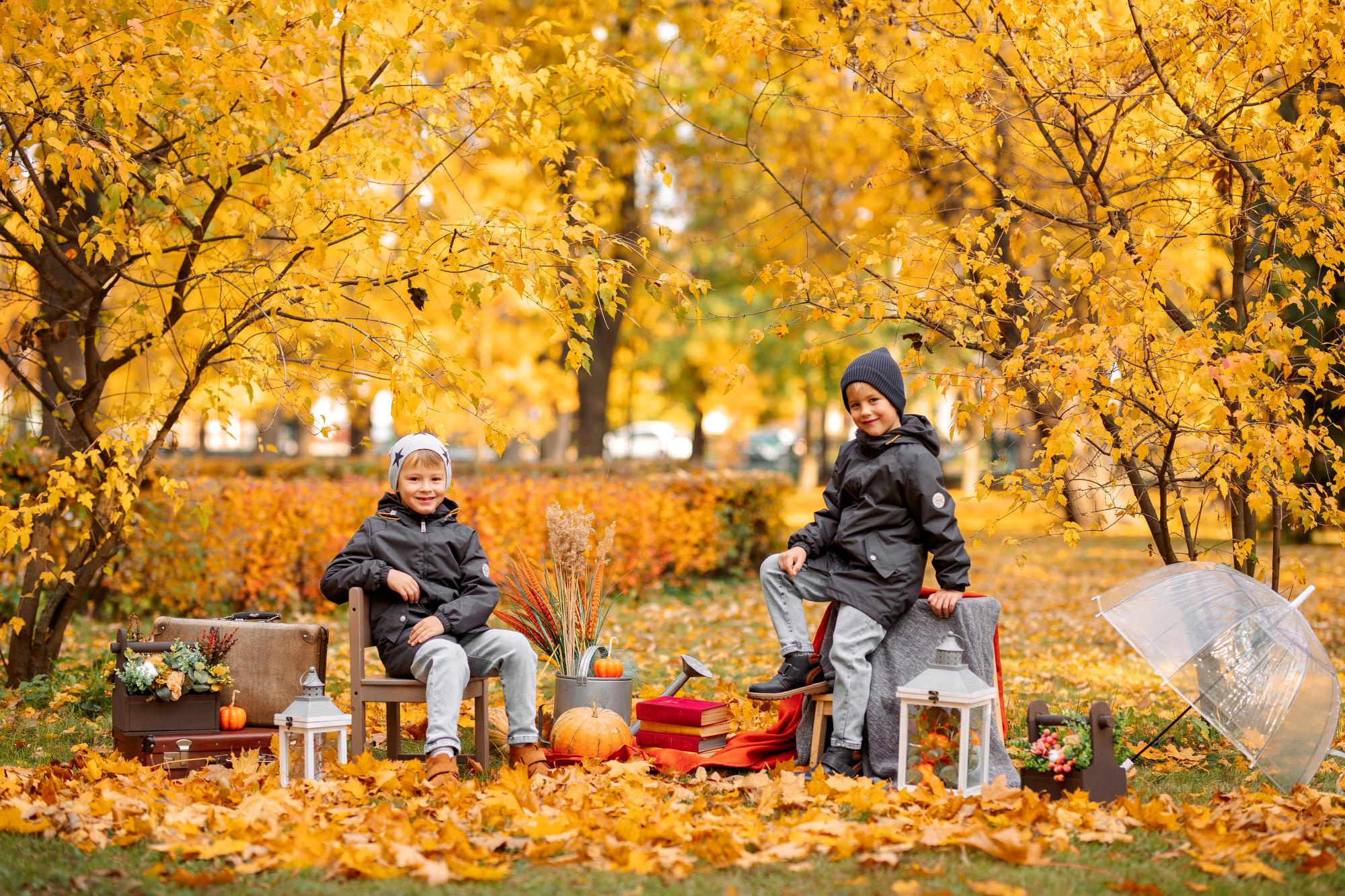 Детский сад. Осень. Для альбома. Фотограф в Кронштадте и Санкт-Петербурге Анастасия Коваленко