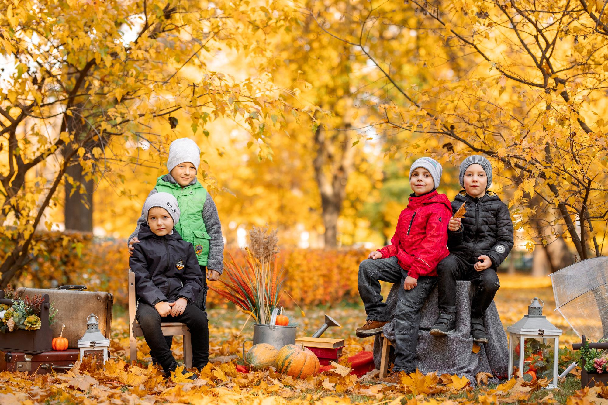 Детский сад. Осень. Для альбома. Фотограф в Кронштадте и Санкт-Петербурге Анастасия Коваленко