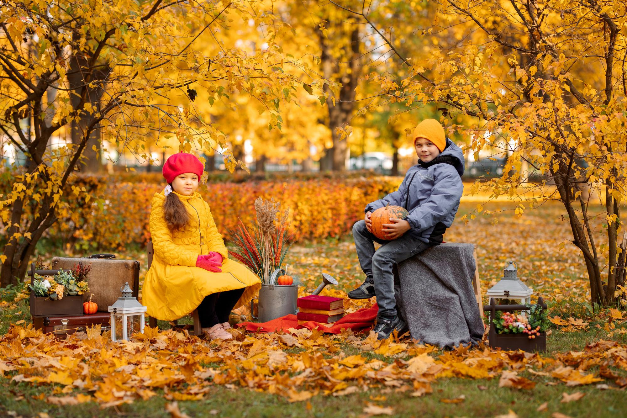 Детский сад. Осень. Для альбома. Фотограф в Кронштадте и Санкт-Петербурге Анастасия Коваленко