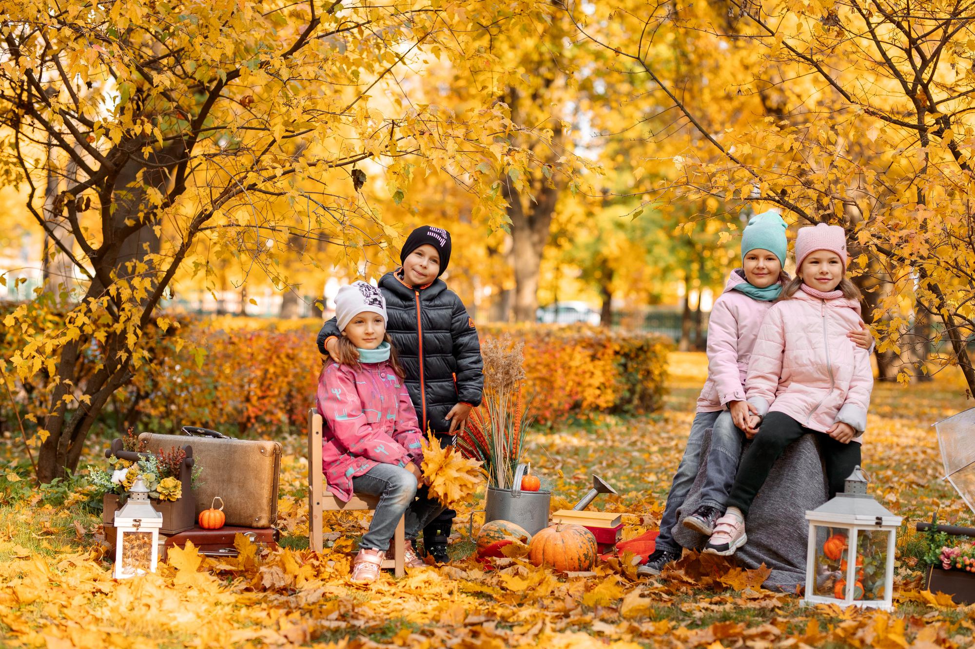 Детский сад. Осень. Для альбома. Фотограф в Кронштадте и Санкт-Петербурге Анастасия Коваленко