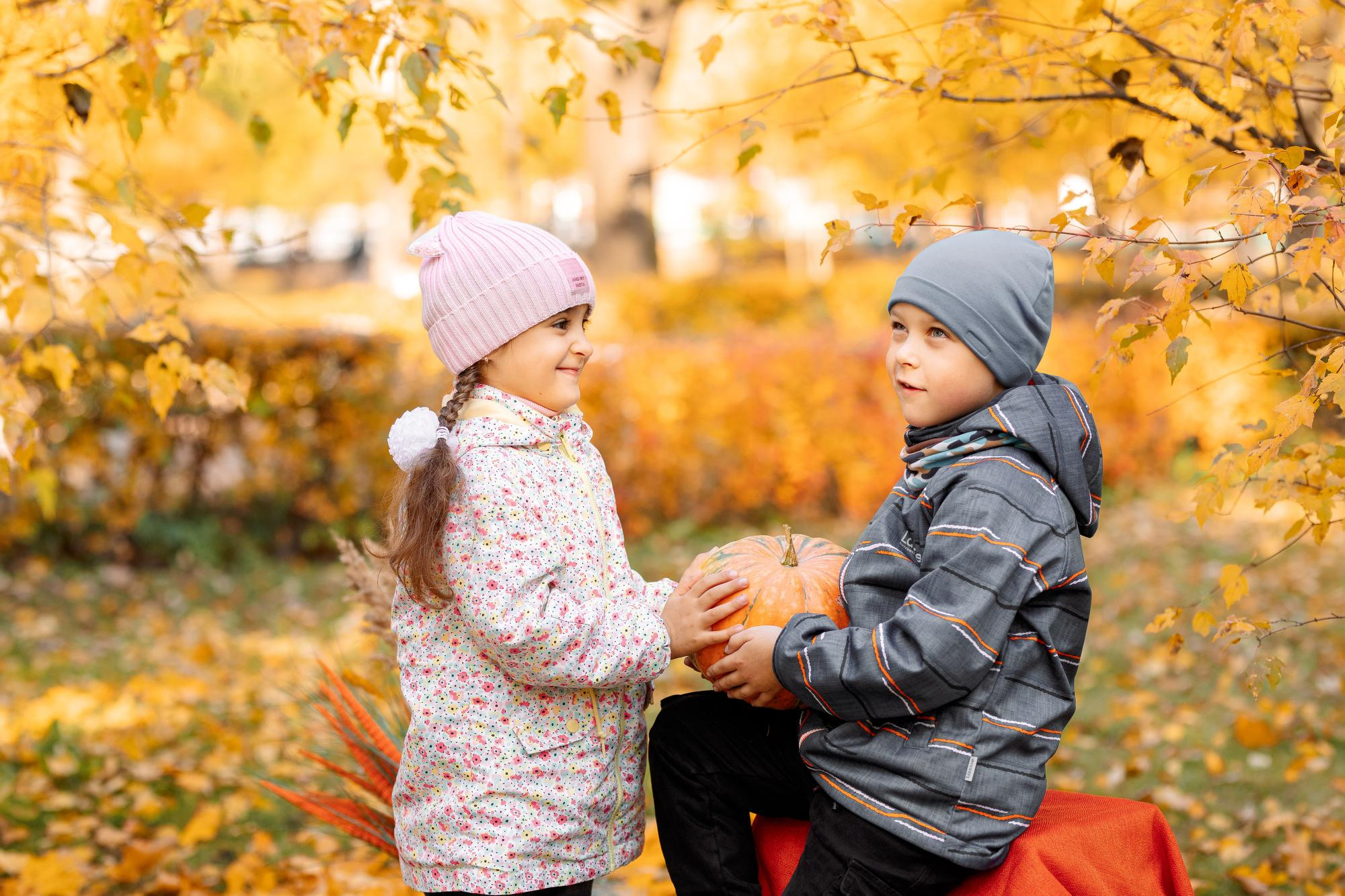 Детский сад. Осень. Для альбома. Фотограф в Кронштадте и Санкт-Петербурге Анастасия Коваленко