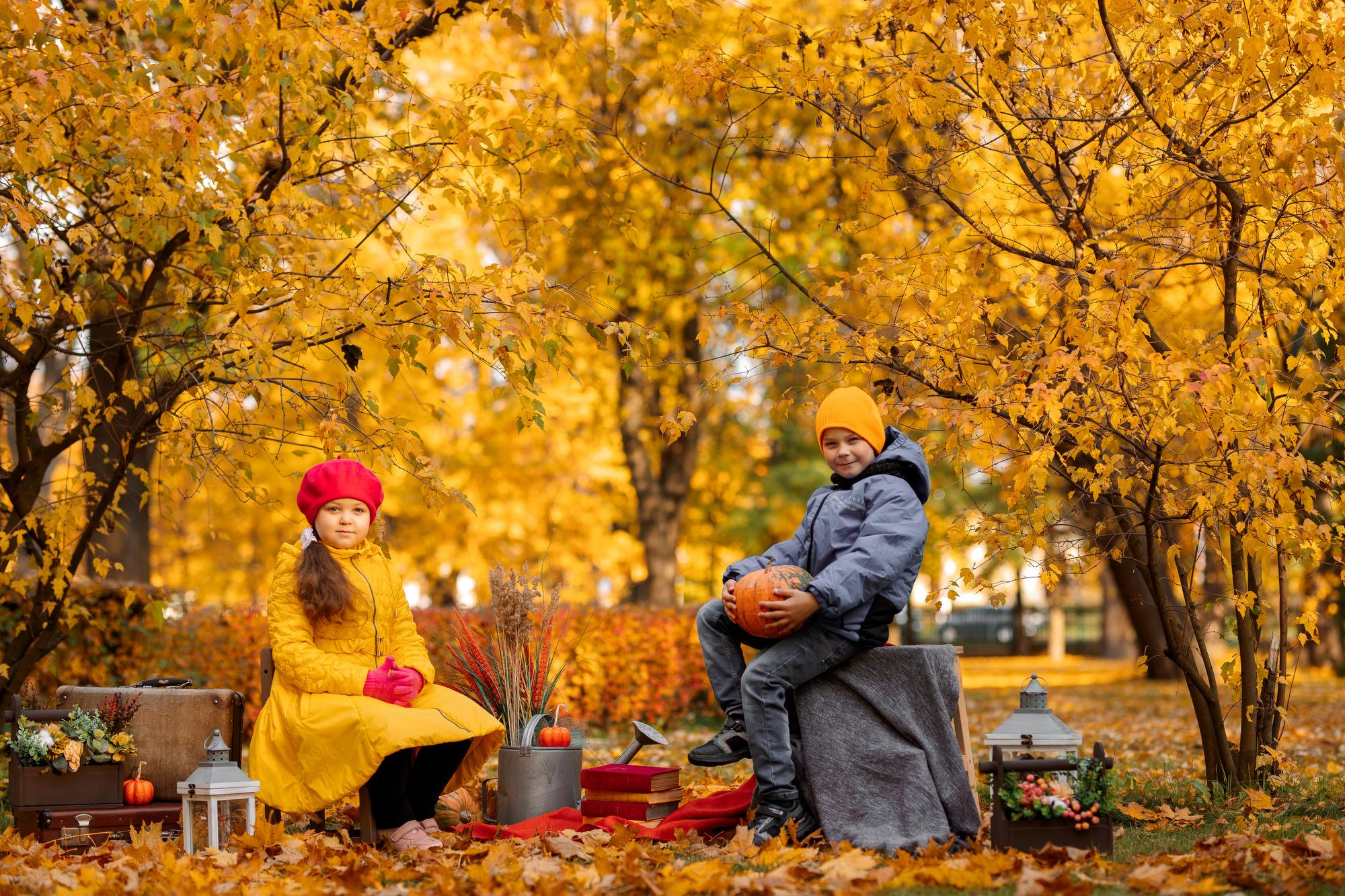 Детский сад. Осень. Для альбома. Фотограф в Кронштадте и Санкт-Петербурге Анастасия Коваленко