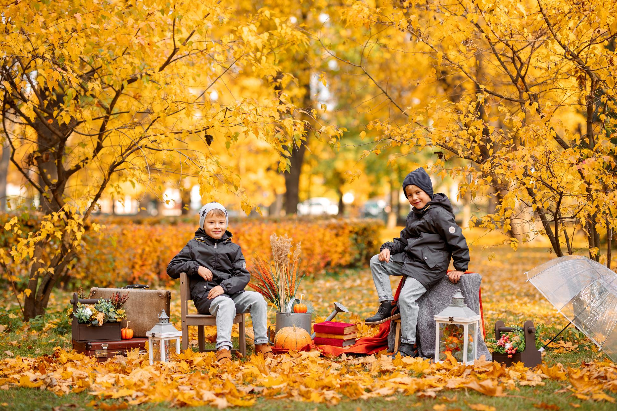 Детский сад. Осень. Для альбома. Фотограф в Кронштадте и Санкт-Петербурге Анастасия Коваленко