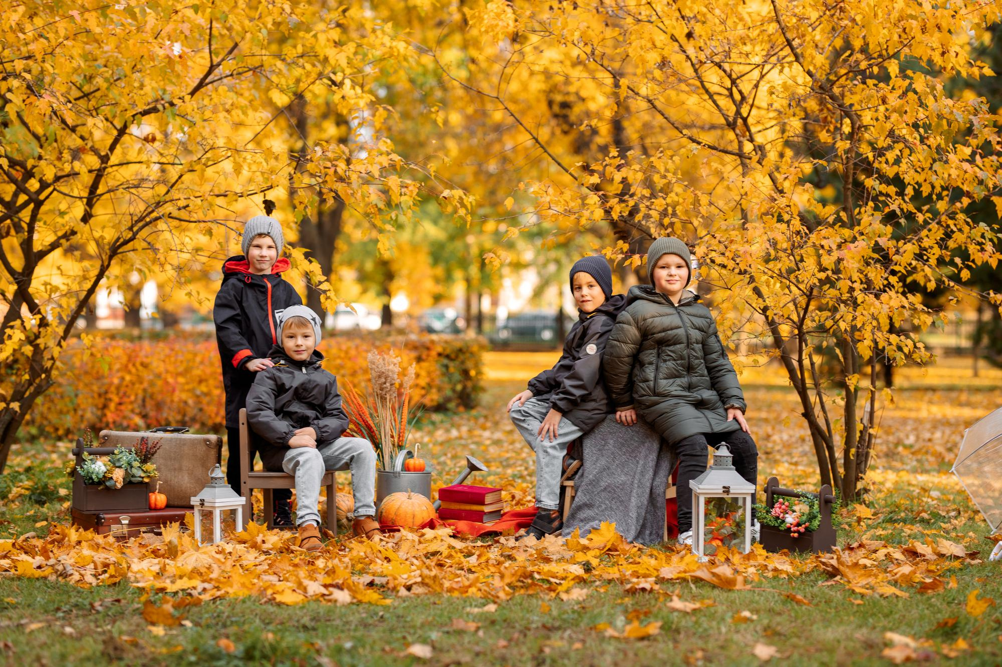 Детский сад. Осень. Для альбома. Фотограф в Кронштадте и Санкт-Петербурге Анастасия Коваленко