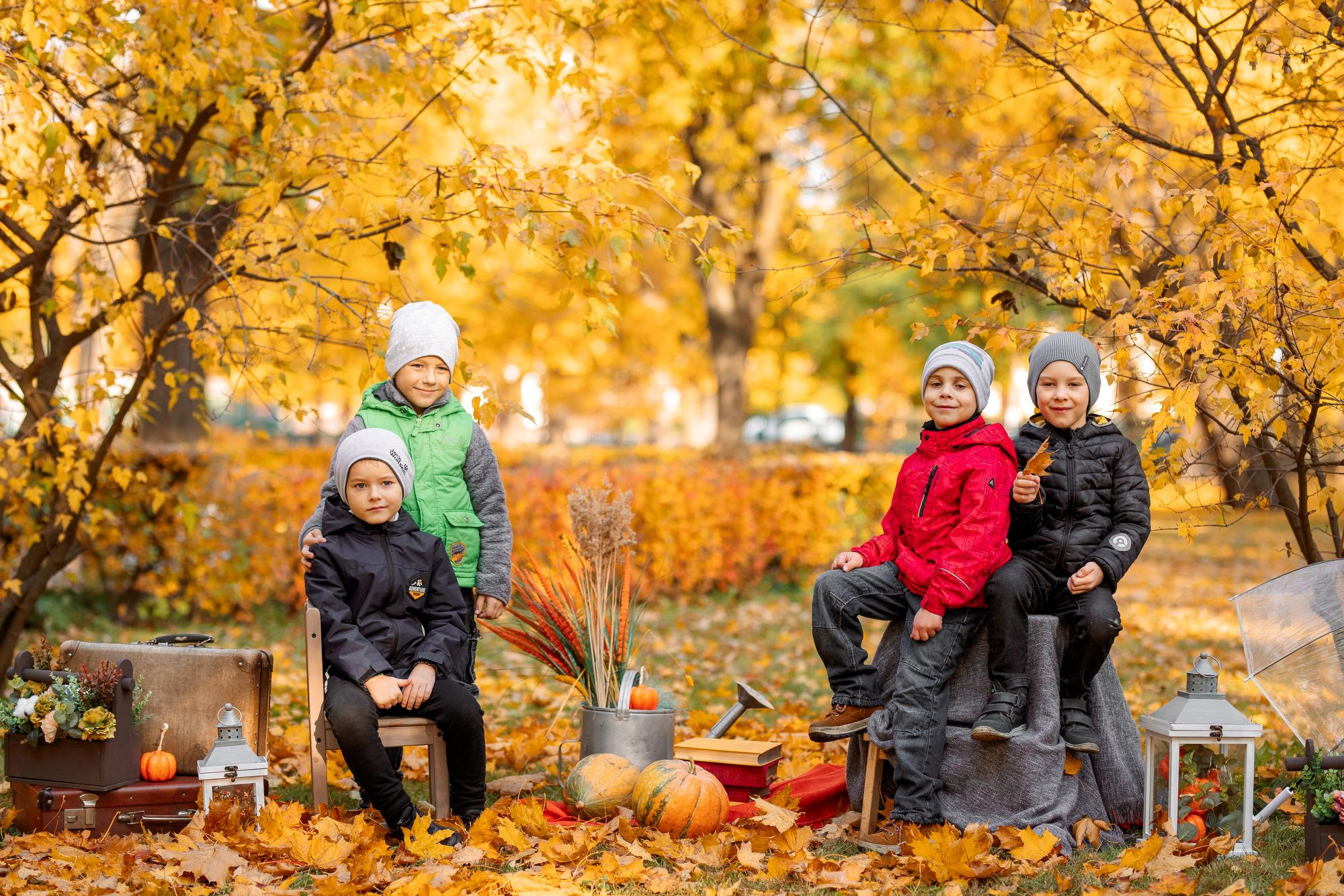 Детский сад. Осень. Для альбома. Фотограф в Кронштадте и Санкт-Петербурге Анастасия Коваленко
