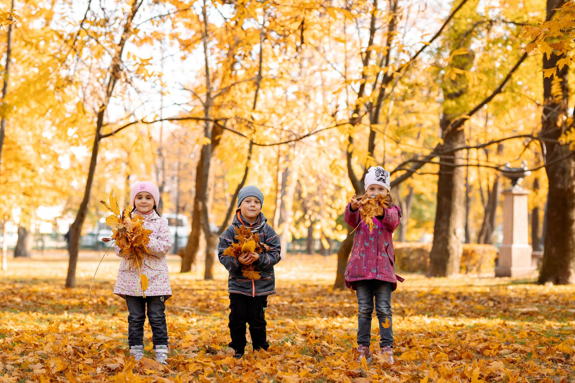 Детский сад. Осень. Для альбома. Фотограф в Кронштадте и Санкт-Петербурге Анастасия Коваленко