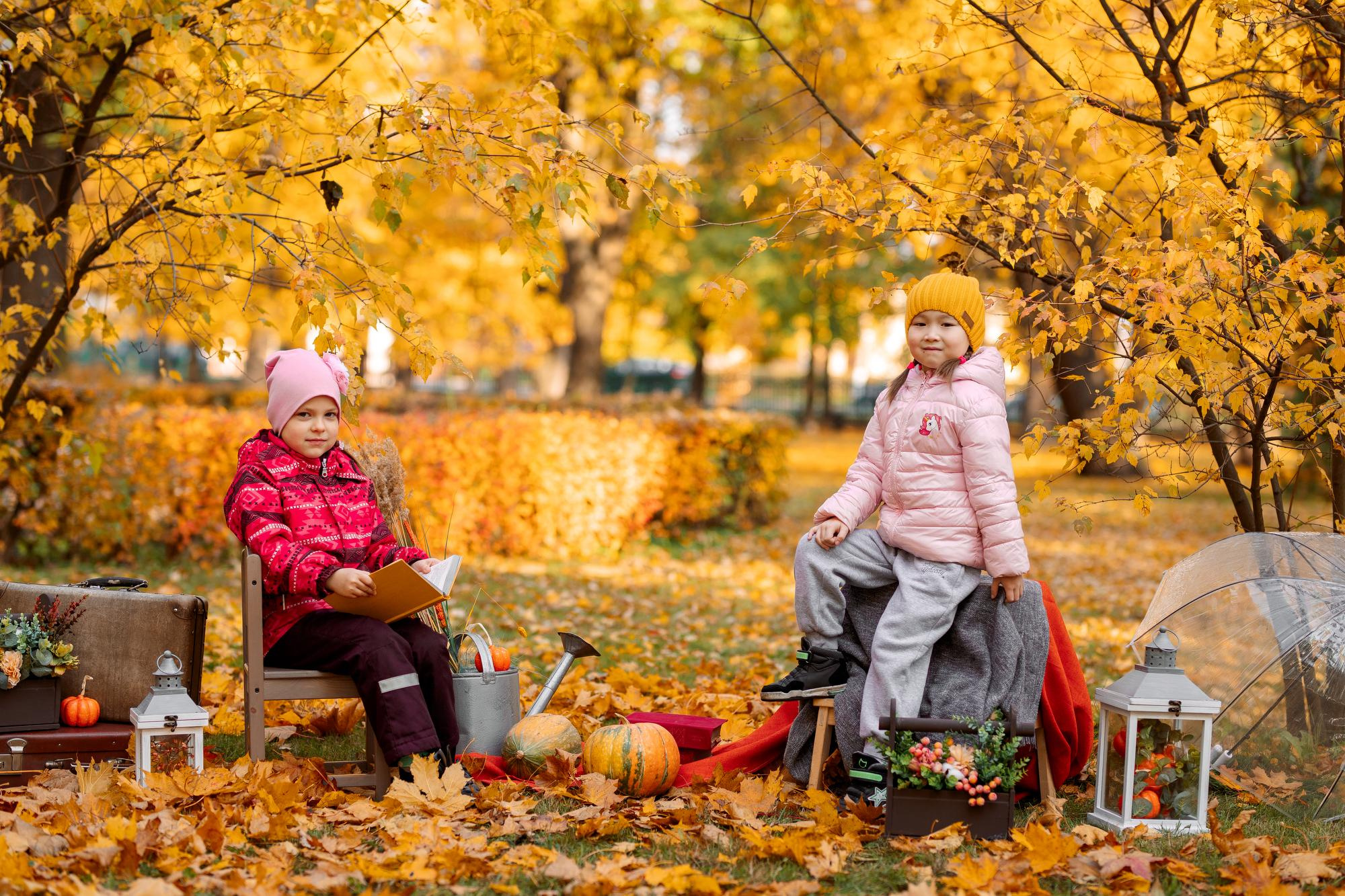 Детский сад. Осень. Для альбома. Фотограф в Кронштадте и Санкт-Петербурге Анастасия Коваленко