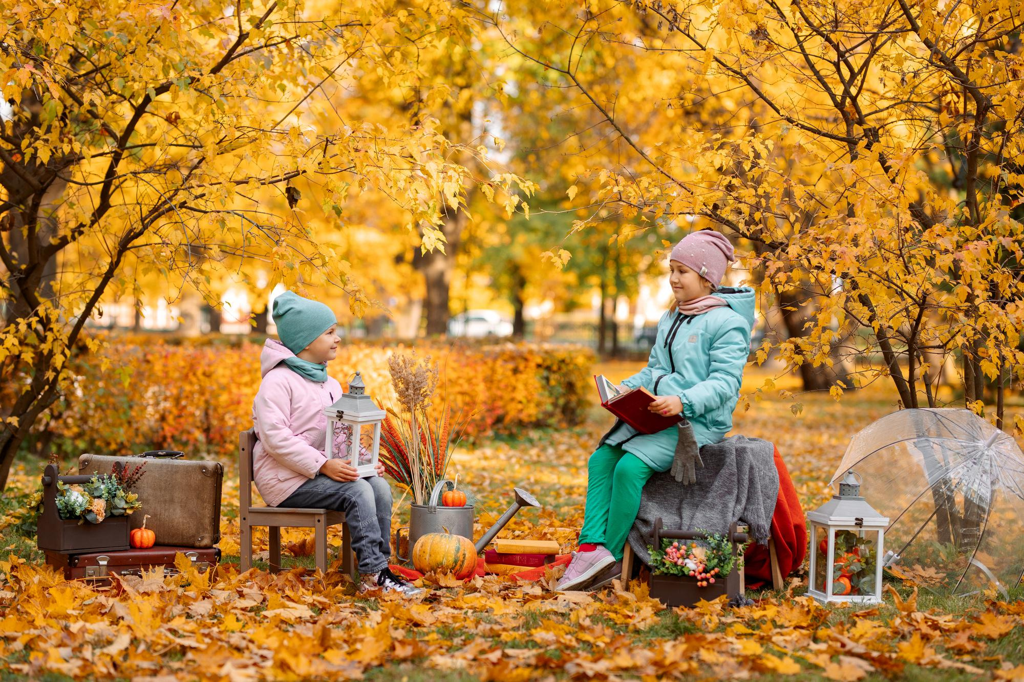 Детский сад. Осень. Для альбома. Фотограф в Кронштадте и Санкт-Петербурге Анастасия Коваленко