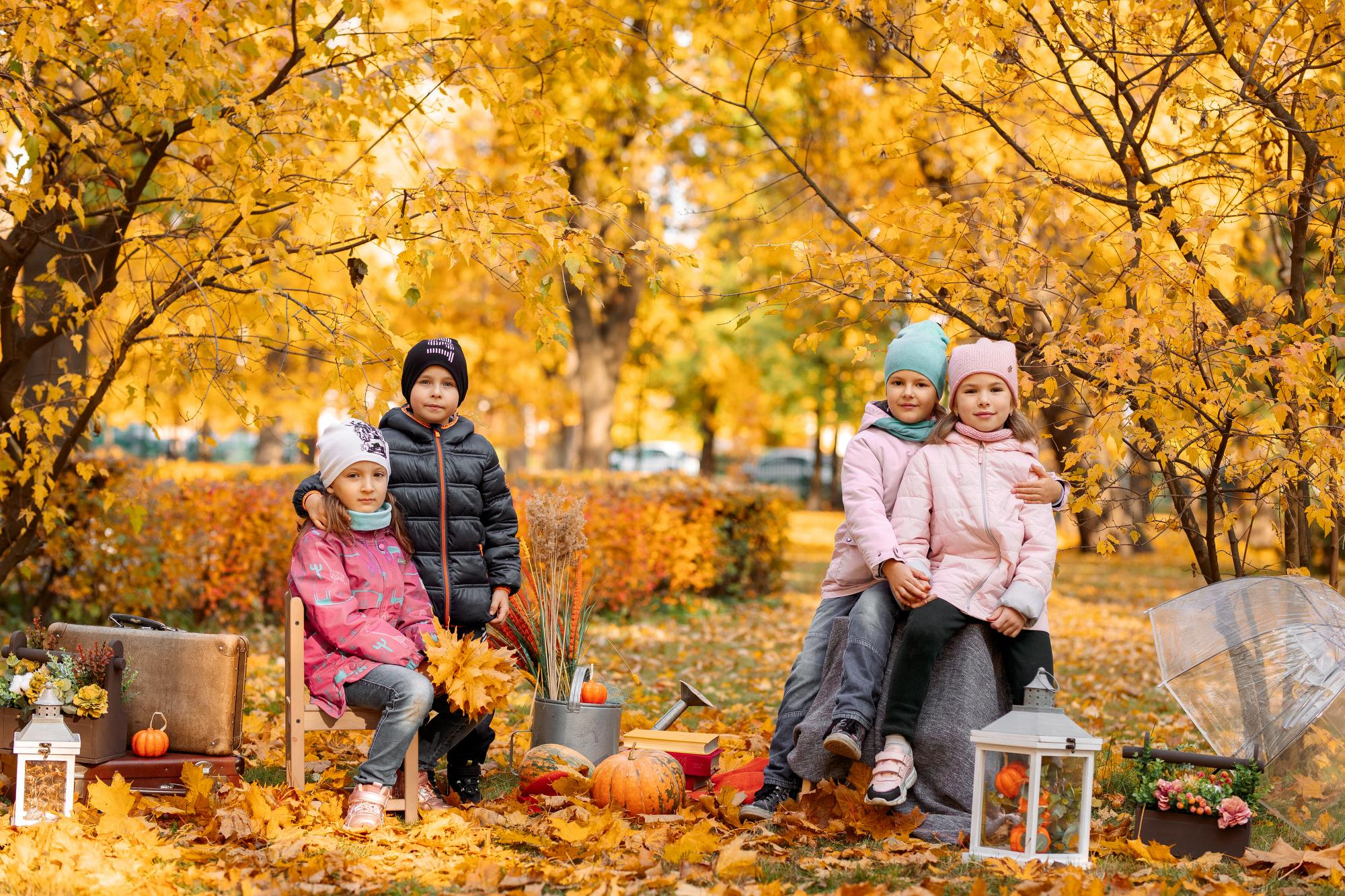 Детский сад. Осень. Для альбома. Фотограф в Кронштадте и Санкт-Петербурге Анастасия Коваленко