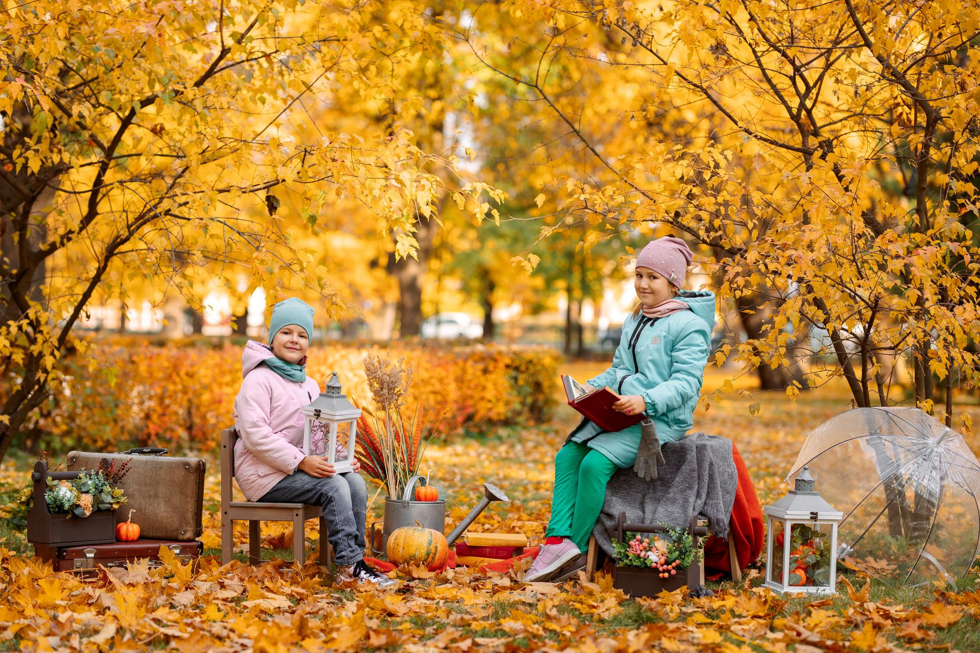 Детский сад. Осень. Для альбома. Фотограф в Кронштадте и Санкт-Петербурге Анастасия Коваленко