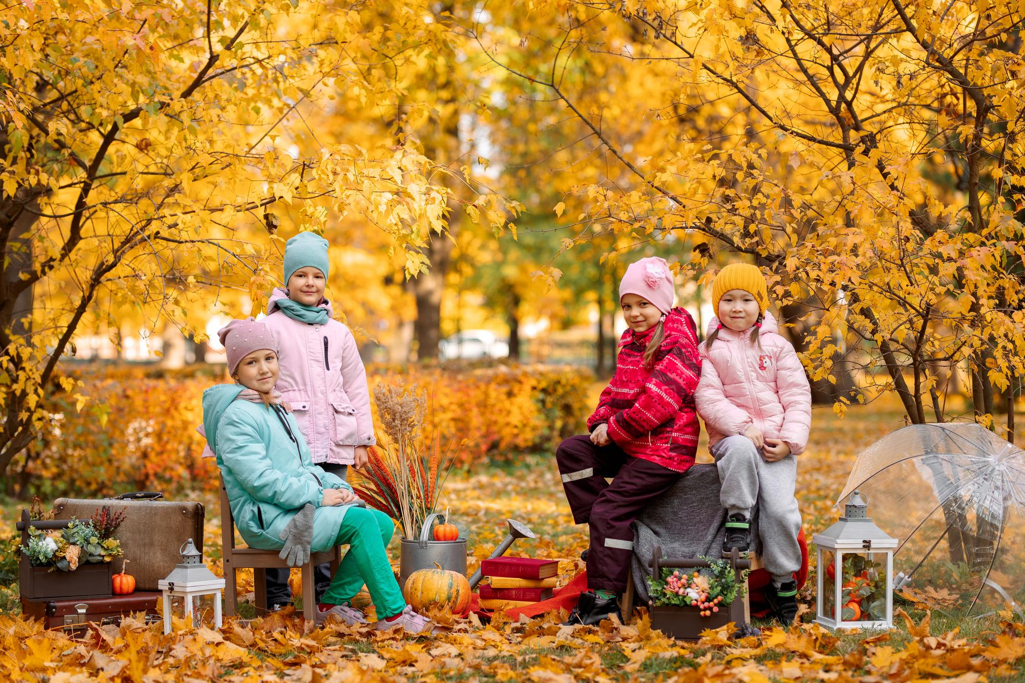 Детский сад. Осень. Для альбома. Фотограф в Кронштадте и Санкт-Петербурге Анастасия Коваленко