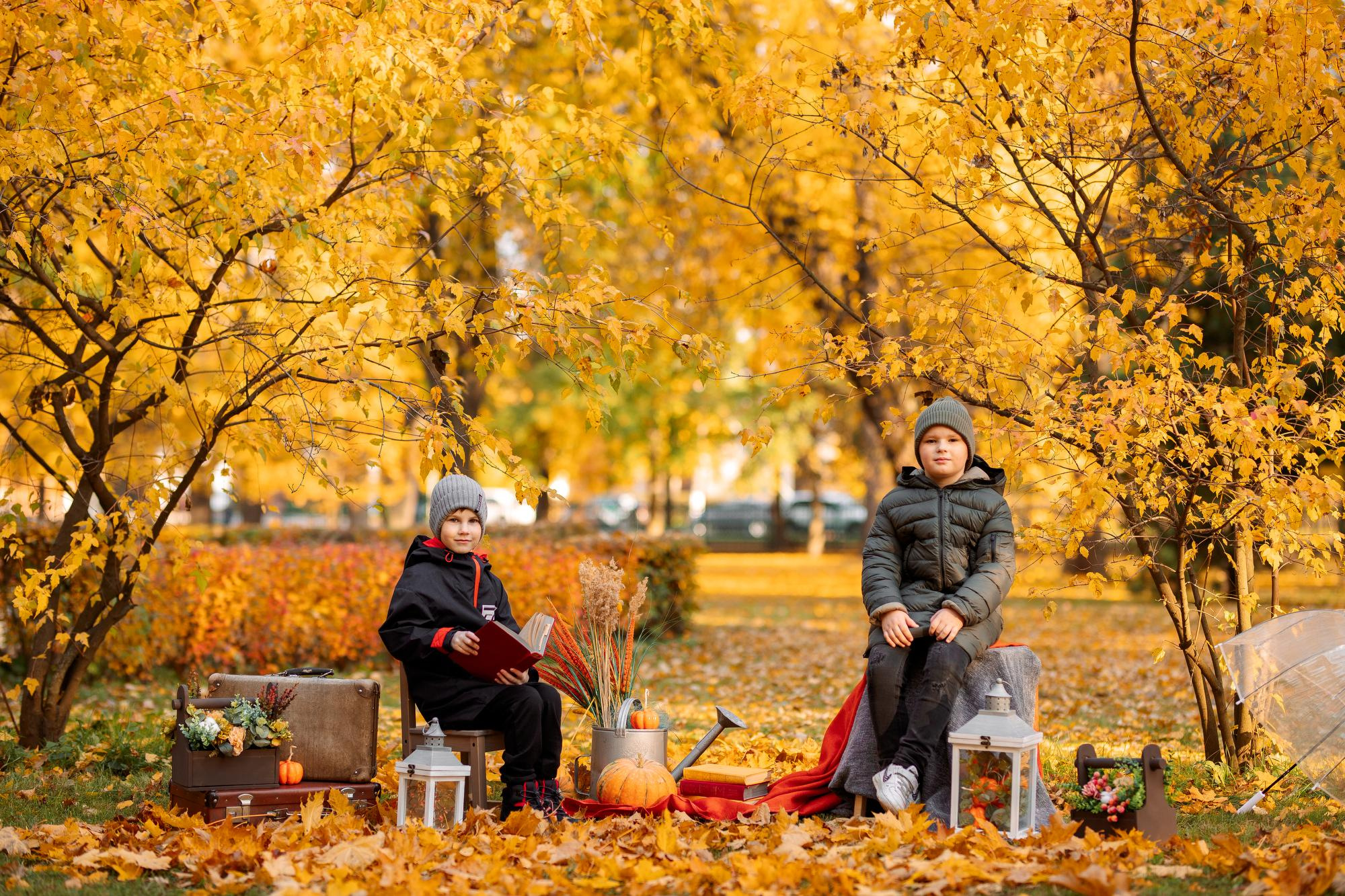 Детский сад. Осень. Для альбома. Фотограф в Кронштадте и Санкт-Петербурге Анастасия Коваленко