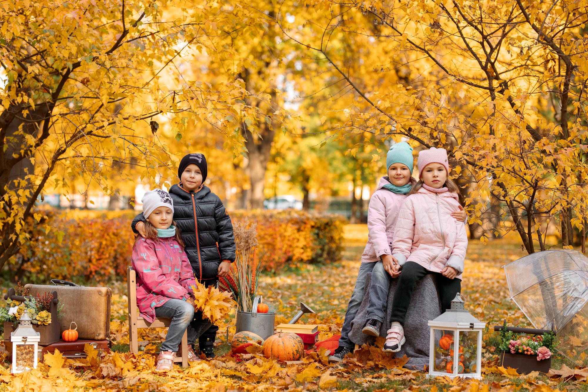 Детский сад. Осень. Для альбома. Фотограф в Кронштадте и Санкт-Петербурге Анастасия Коваленко