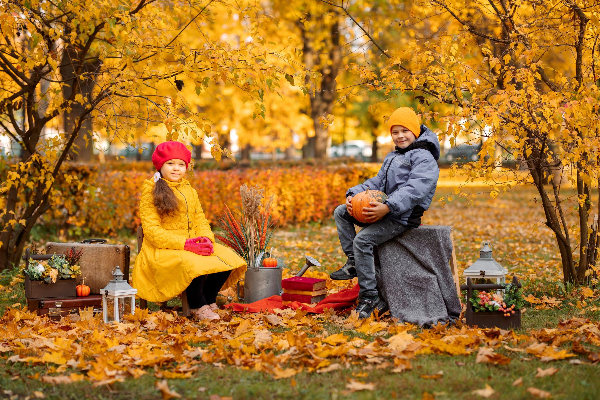 Детский сад. Осень. Для альбома. Фотограф в Кронштадте и Санкт-Петербурге Анастасия Коваленко