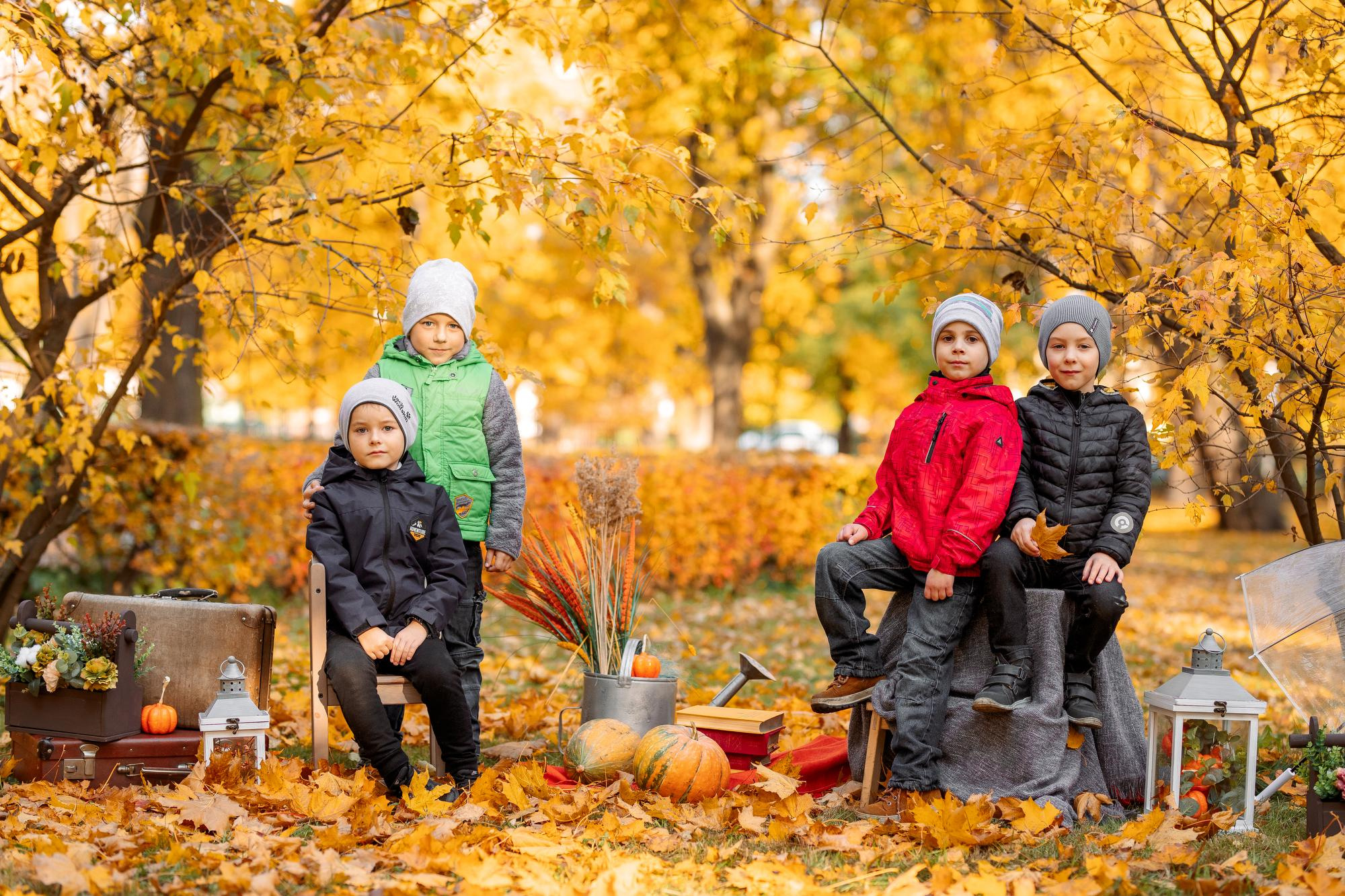 Детский сад. Осень. Для альбома. Фотограф в Кронштадте и Санкт-Петербурге Анастасия Коваленко