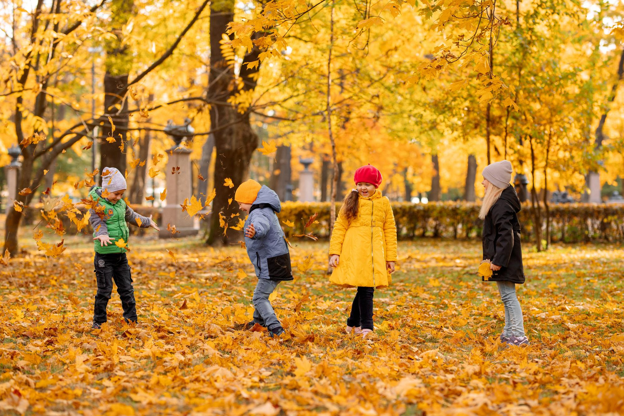 Детский сад. Осень. Для альбома. Фотограф в Кронштадте и Санкт-Петербурге Анастасия Коваленко