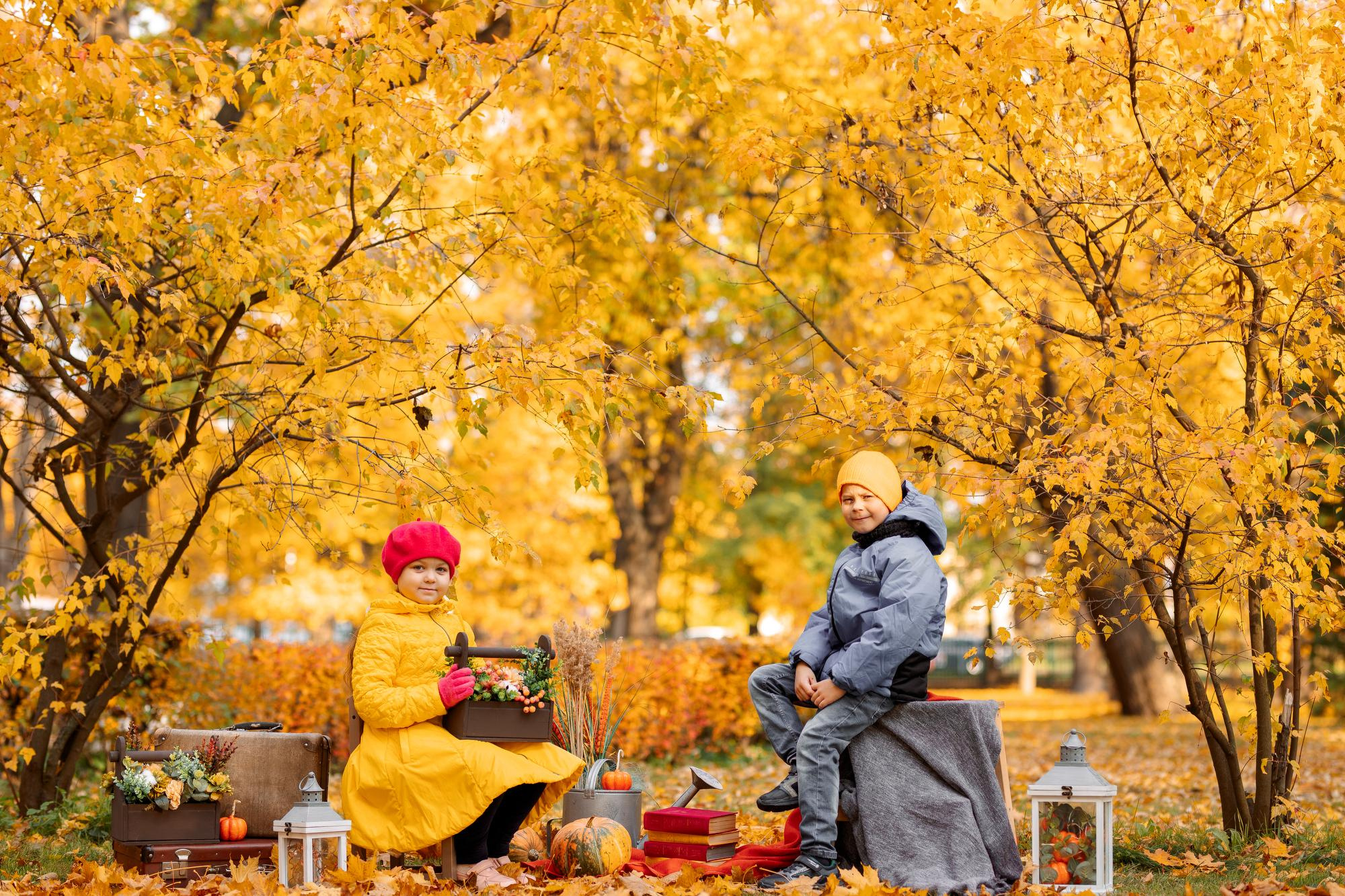 Детский сад. Осень. Для альбома. Фотограф в Кронштадте и Санкт-Петербурге Анастасия Коваленко