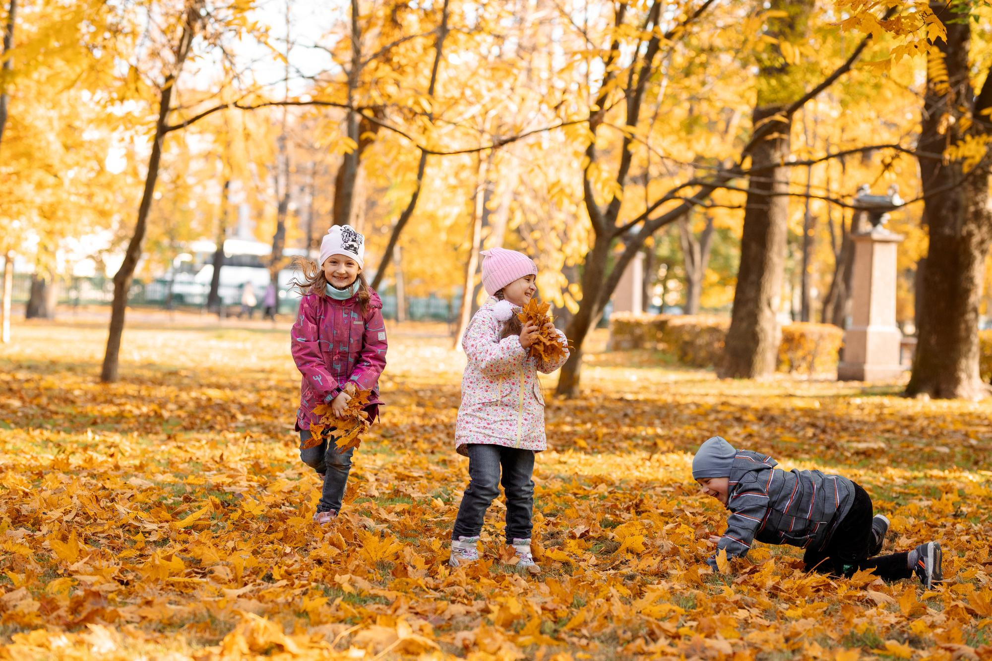 Детский сад. Осень. Для альбома. Фотограф в Кронштадте и Санкт-Петербурге Анастасия Коваленко