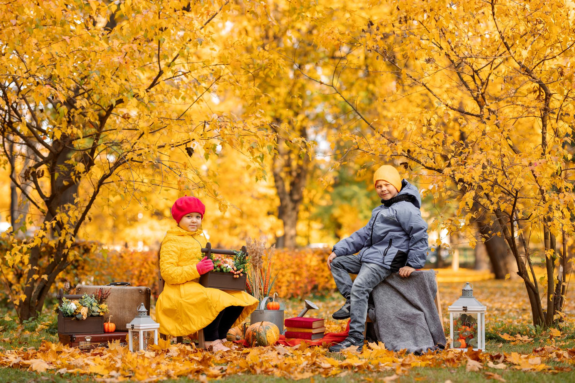 Детский сад. Осень. Для альбома. Фотограф в Кронштадте и Санкт-Петербурге Анастасия Коваленко