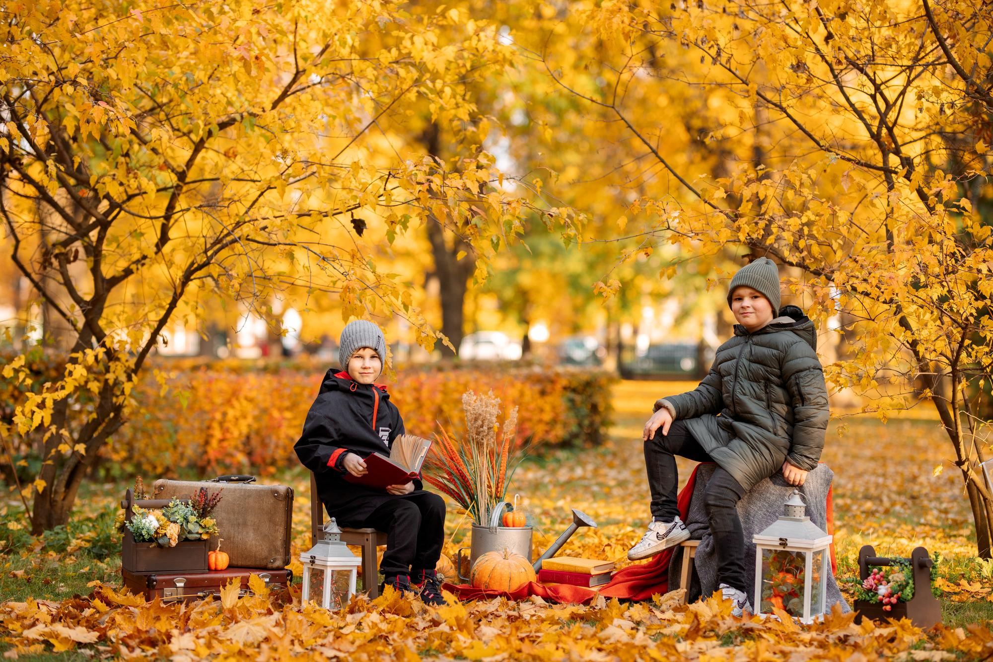 Детский сад. Осень. Для альбома. Фотограф в Кронштадте и Санкт-Петербурге Анастасия Коваленко