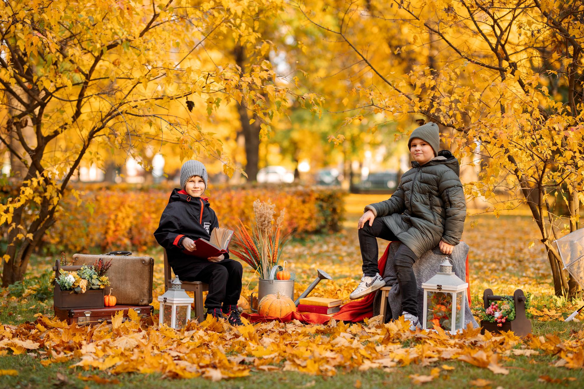 Детский сад. Осень. Для альбома. Фотограф в Кронштадте и Санкт-Петербурге Анастасия Коваленко