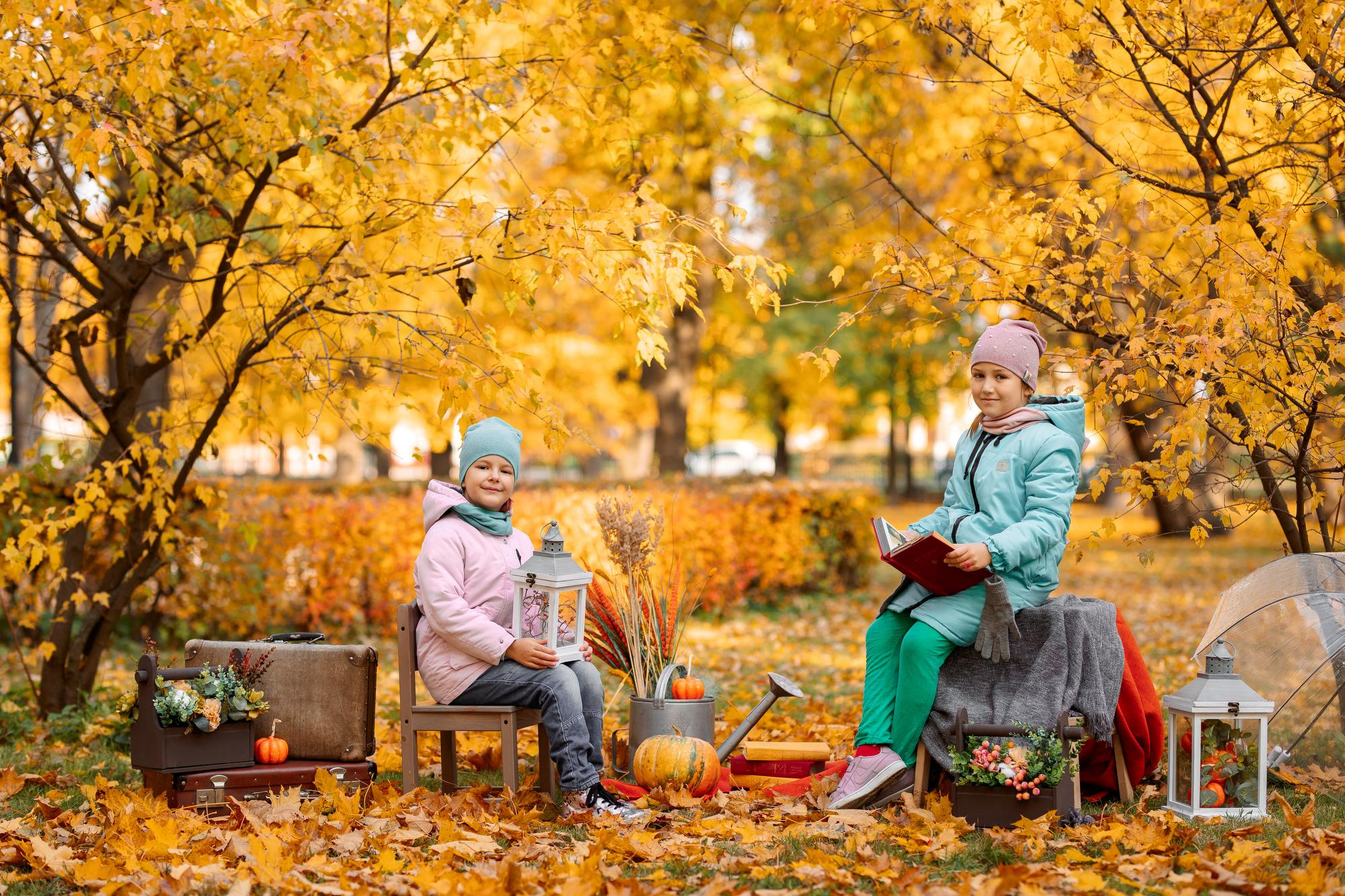 Детский сад. Осень. Для альбома. Фотограф в Кронштадте и Санкт-Петербурге Анастасия Коваленко