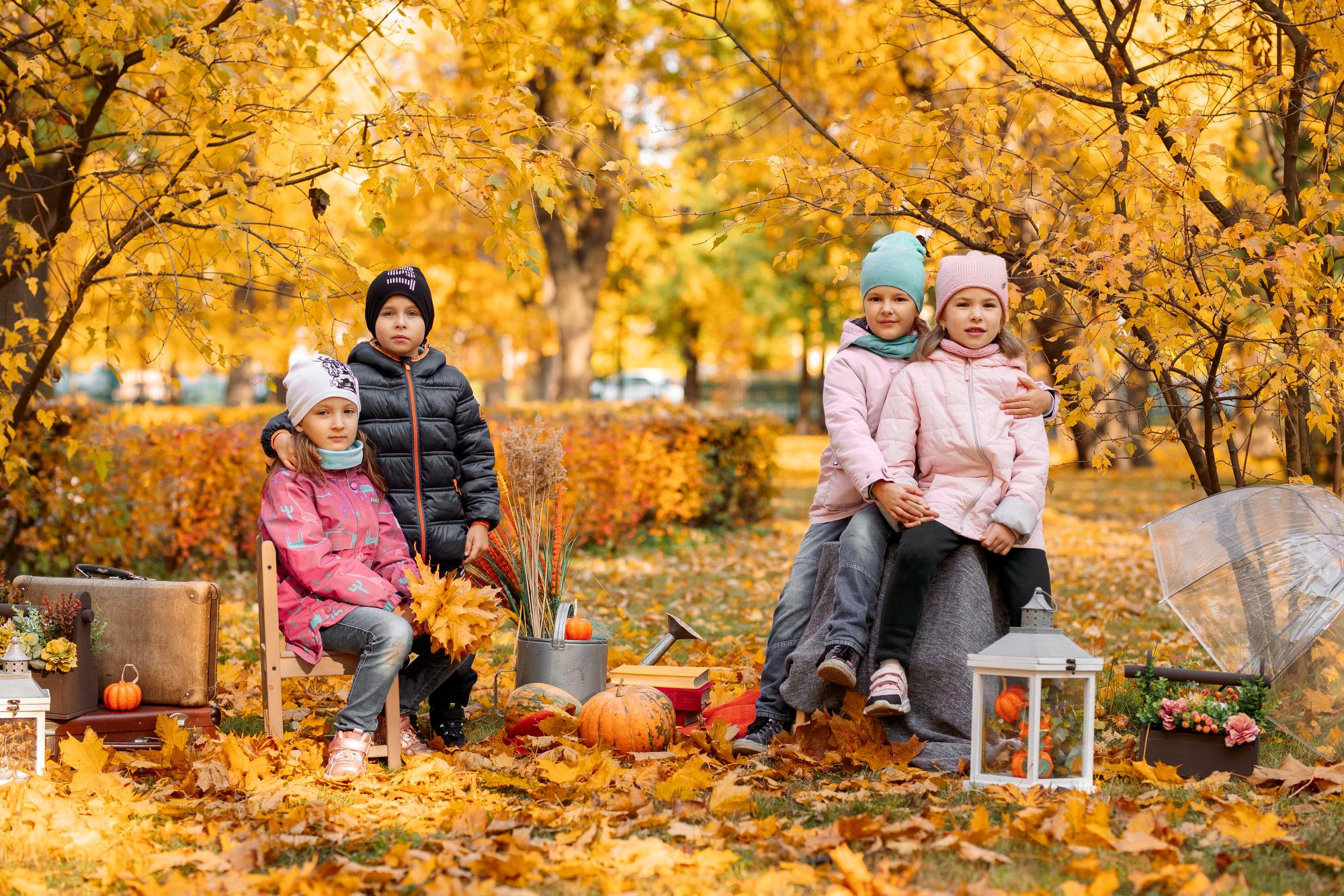 Детский сад. Осень. Для альбома. Фотограф в Кронштадте и Санкт-Петербурге Анастасия Коваленко