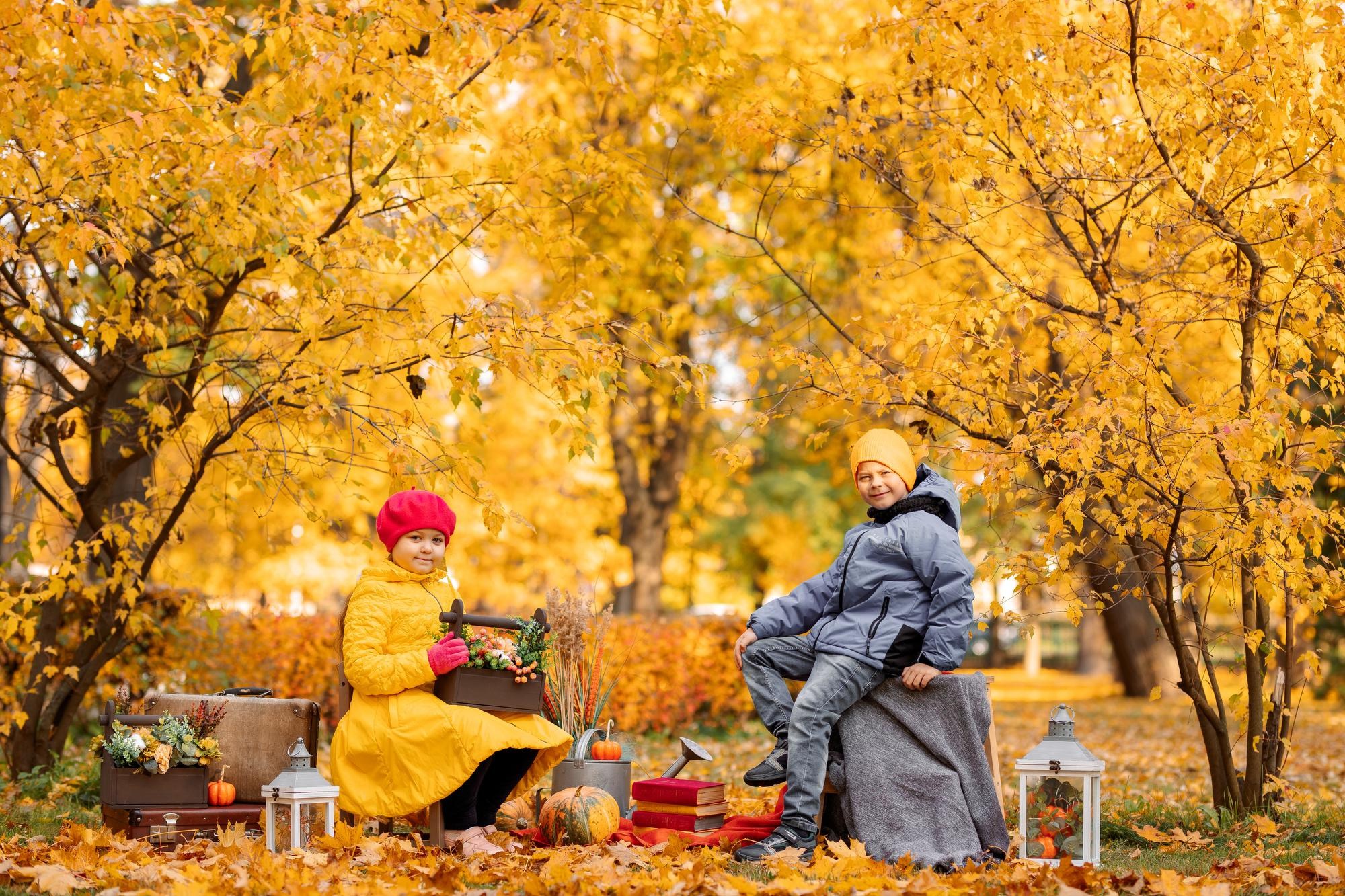 Детский сад. Осень. Для альбома. Фотограф в Кронштадте и Санкт-Петербурге Анастасия Коваленко