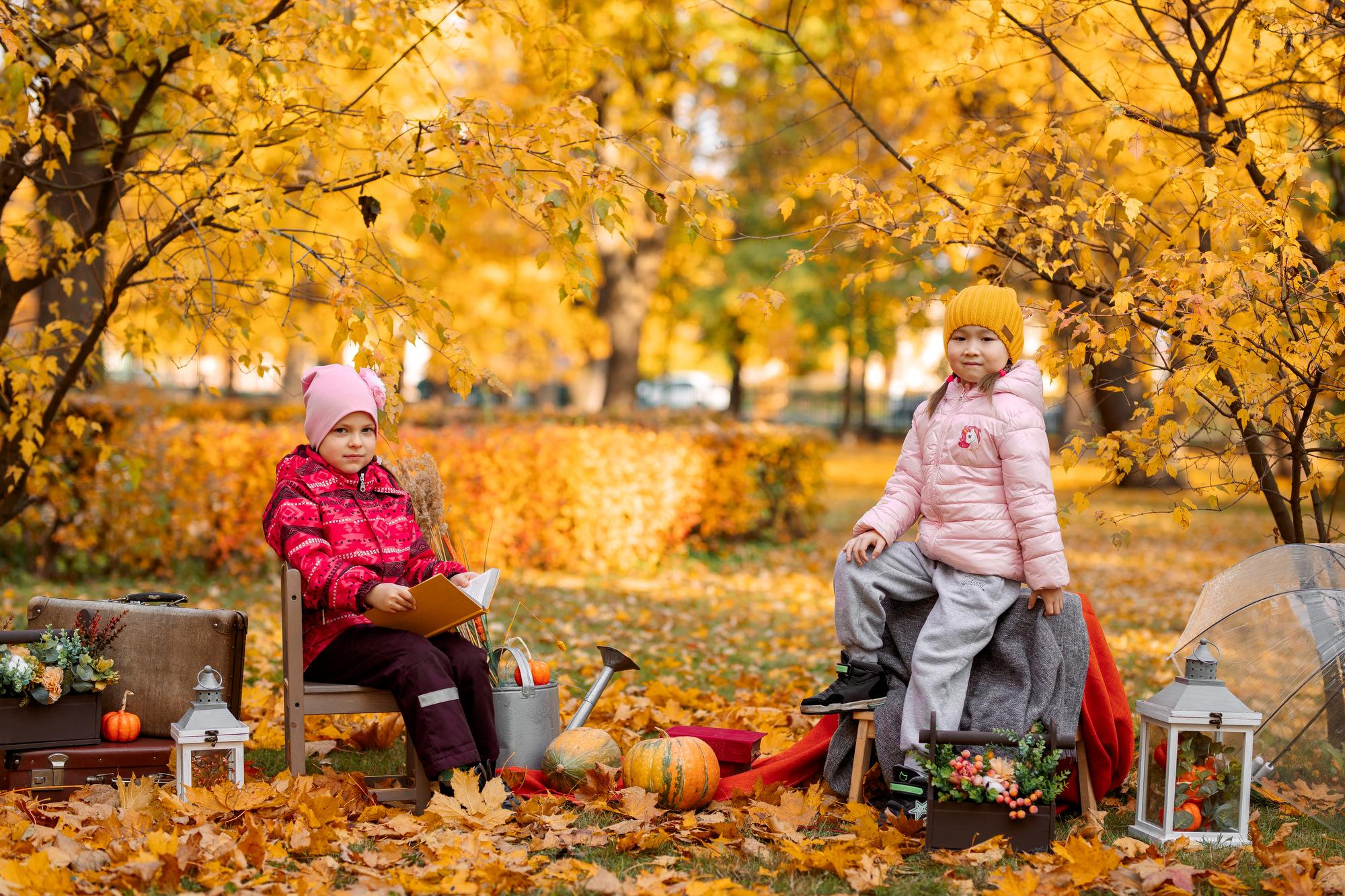 Детский сад. Осень. Для альбома. Фотограф в Кронштадте и Санкт-Петербурге Анастасия Коваленко