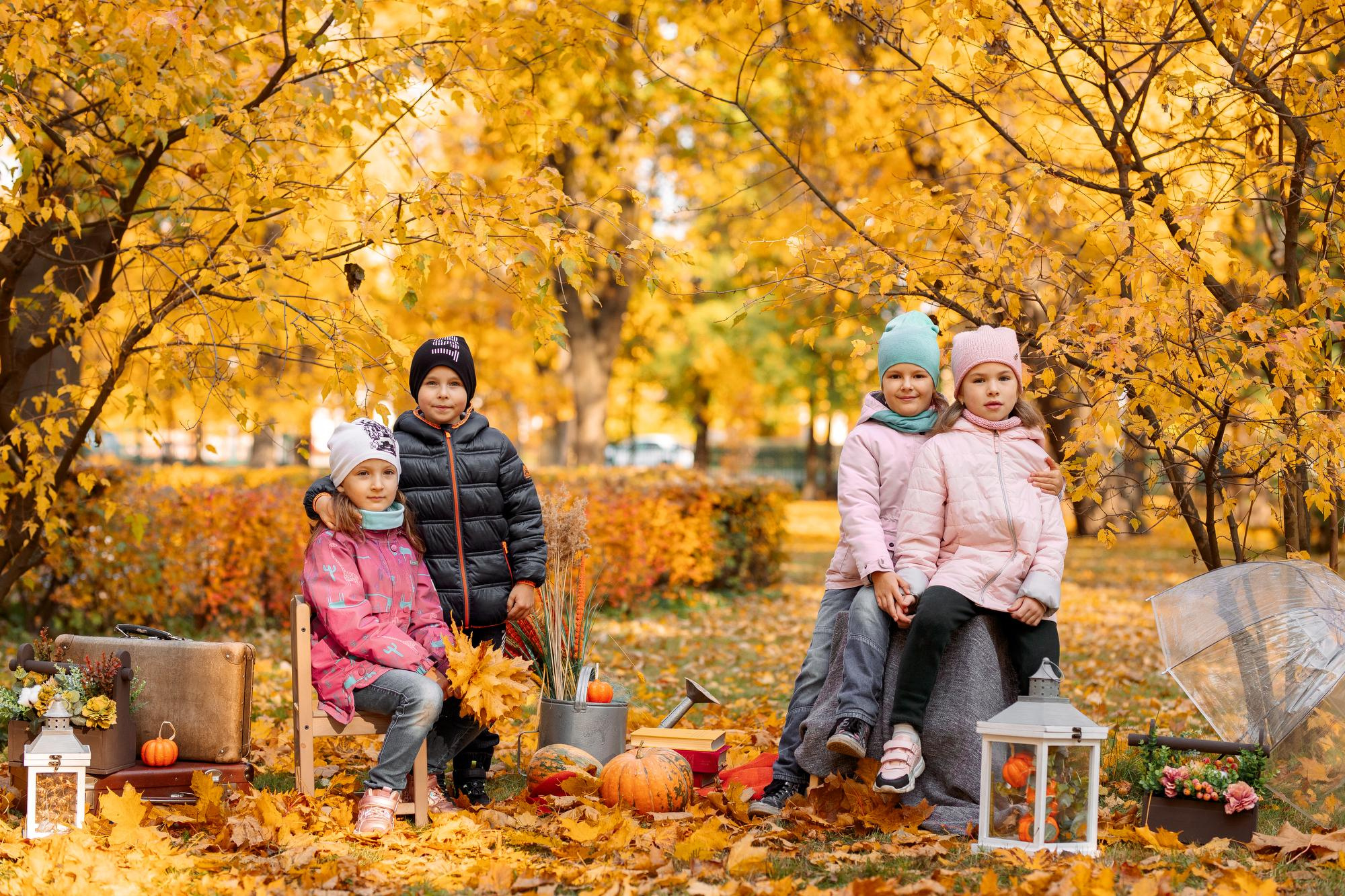 Детский сад. Осень. Для альбома. Фотограф в Кронштадте и Санкт-Петербурге Анастасия Коваленко