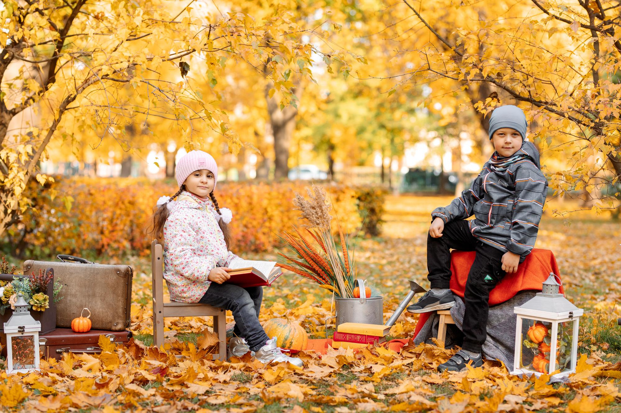 Детский сад. Осень. Для альбома. Фотограф в Кронштадте и Санкт-Петербурге Анастасия Коваленко