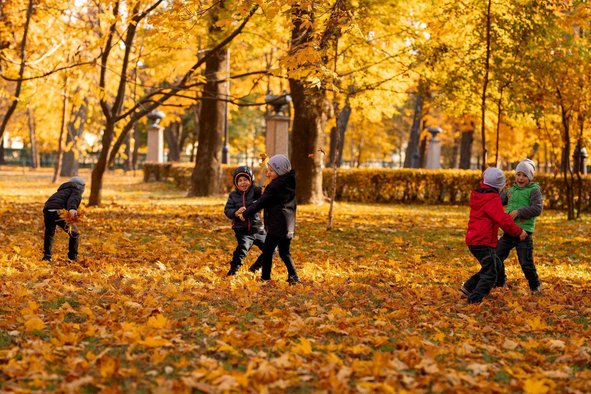 Детский сад. Осень. Для альбома. Фотограф в Кронштадте и Санкт-Петербурге Анастасия Коваленко