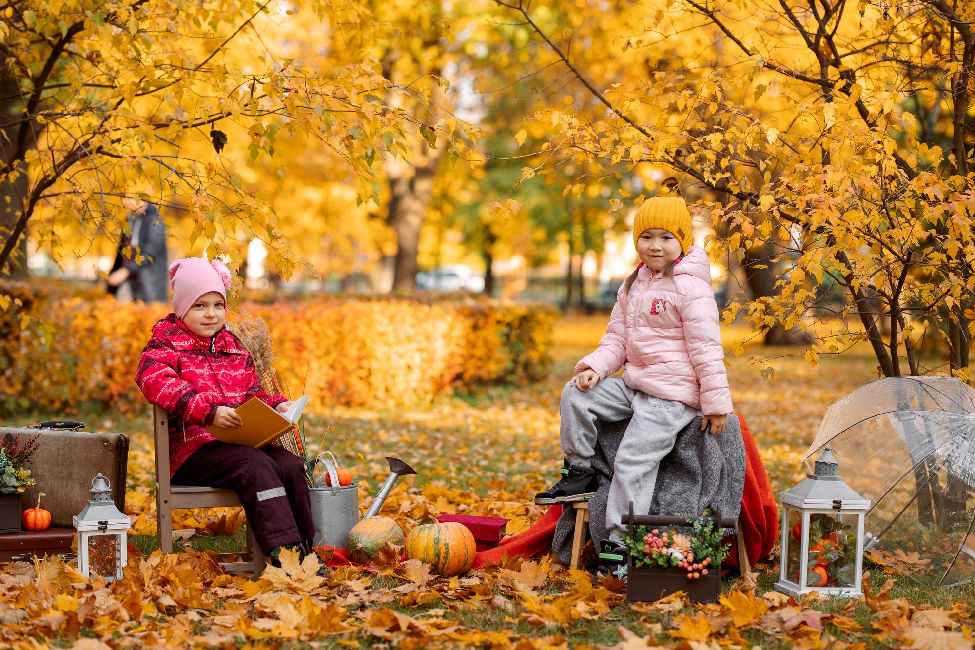 Детский сад. Осень. Для альбома. Фотограф в Кронштадте и Санкт-Петербурге Анастасия Коваленко