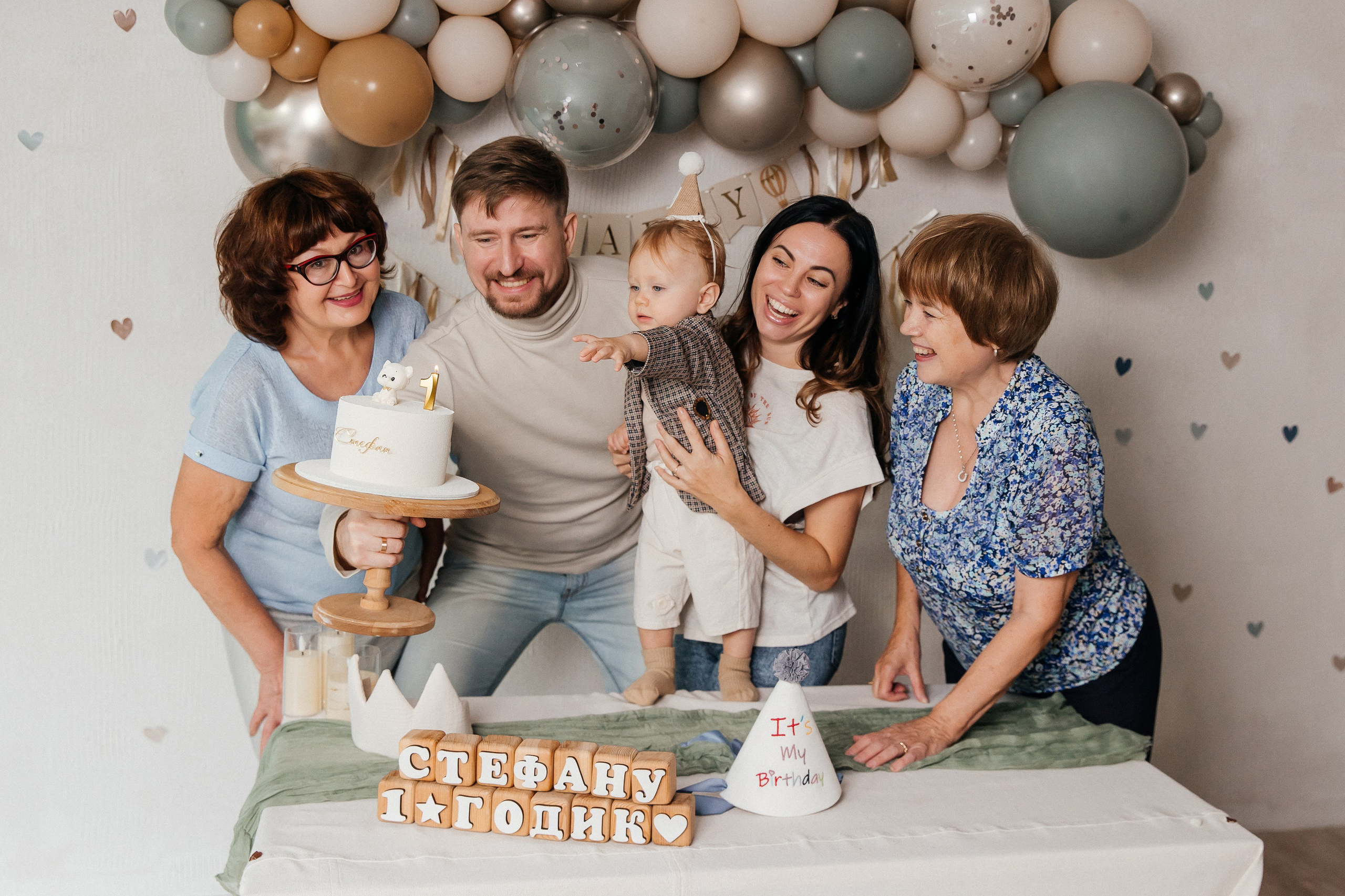 Фотосессия на 1 годик, детская фотостудия Кемерово