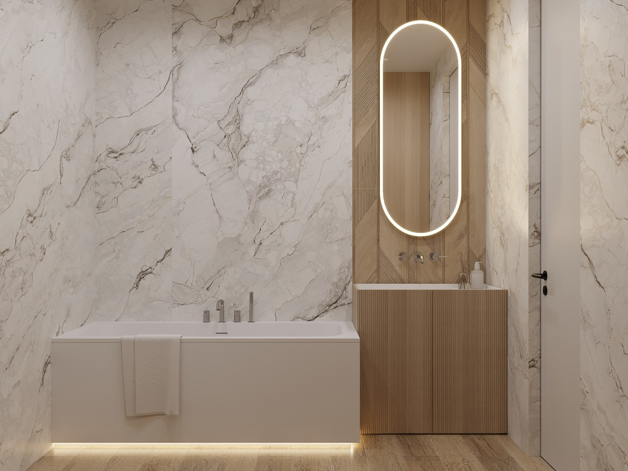 ЖК Новатория 132 кв.м. Дизайнер интерьера и 3D визуализатор Ванчугова Ольга