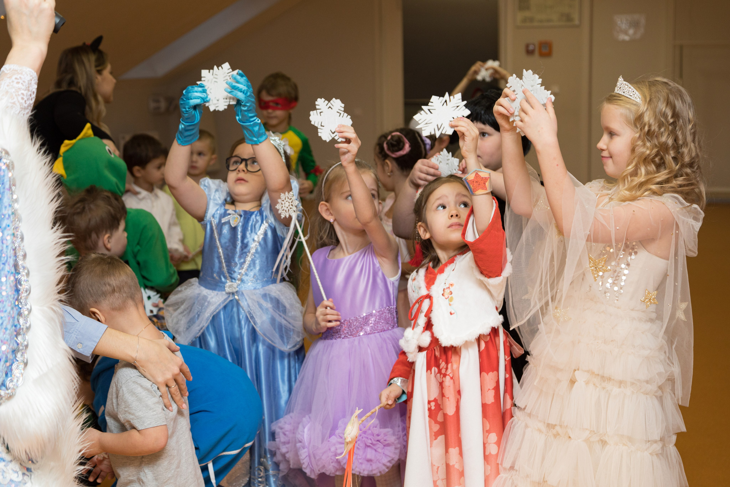 Фото детского новогоднего праздника. Детский и контент фотограф Надя Волкова Санкт-Петербург