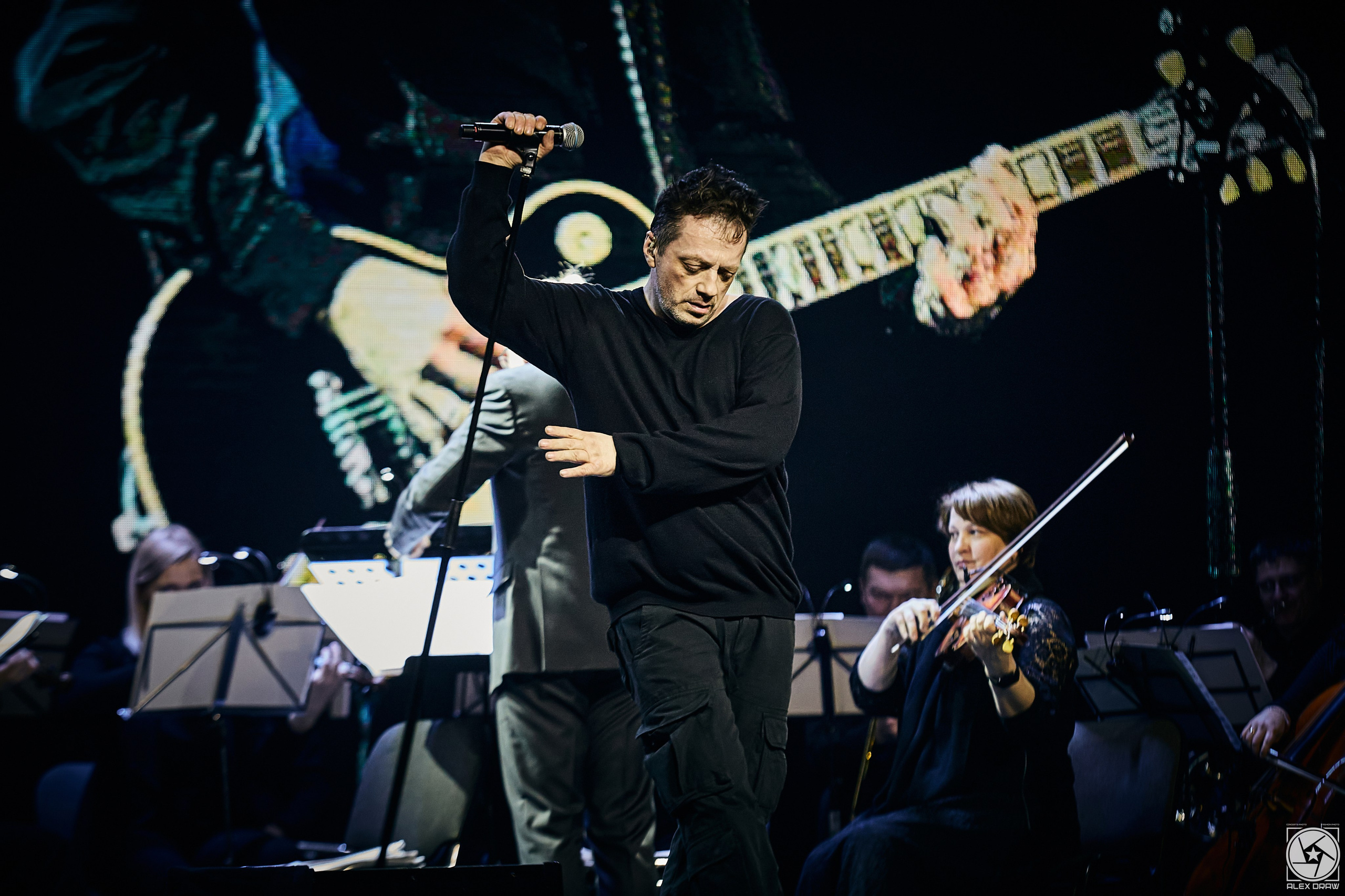 Глеб Самойлов Агата Кристи 35 лет! 06.12.2023 Гранд Холл Сибирь. Фотограф Москва Concerts photo / Fashion photо