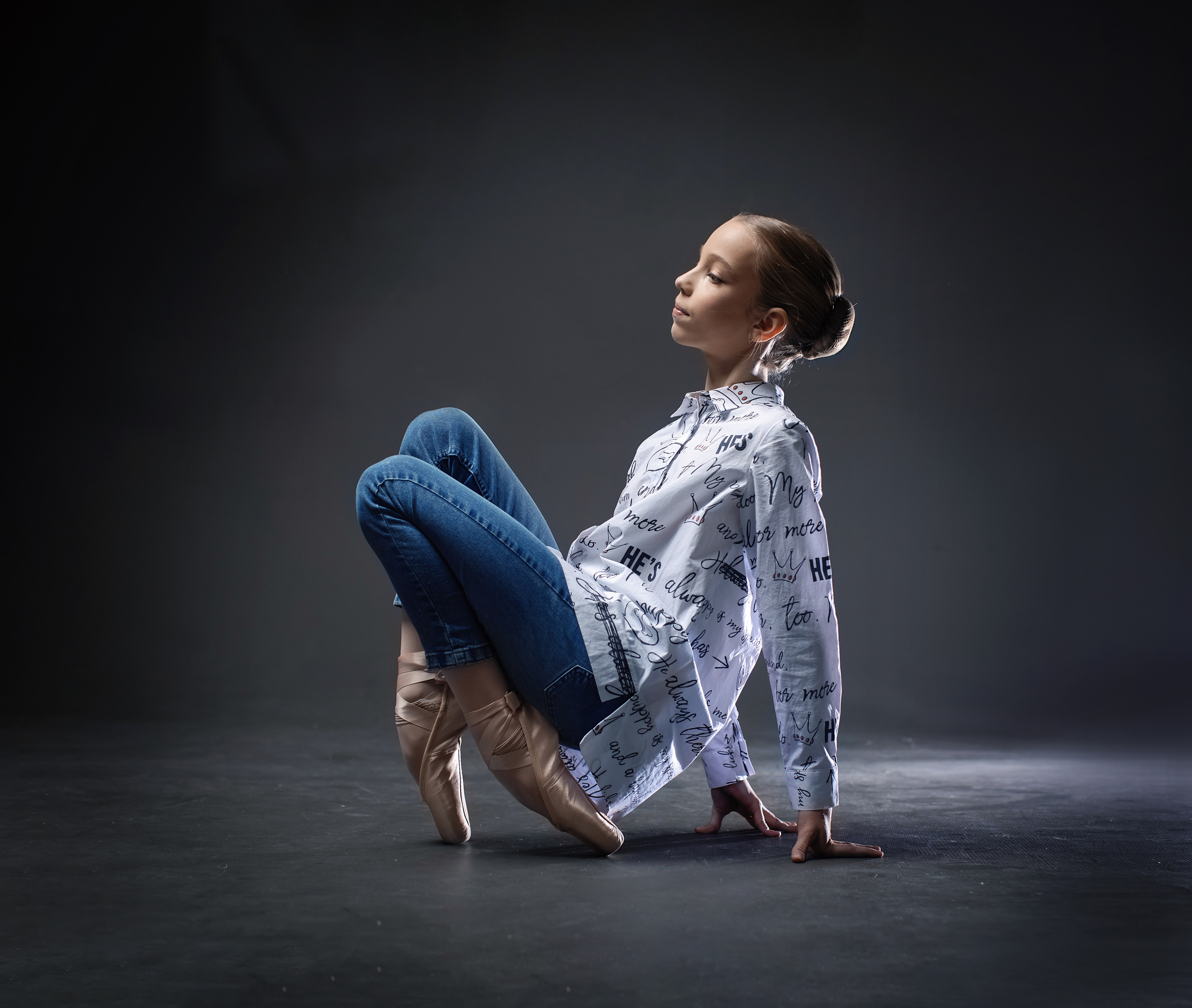 Балетная съёмка на белой циклораме и фонах. Балетный фотограф Алина Ханько — Душа Балета