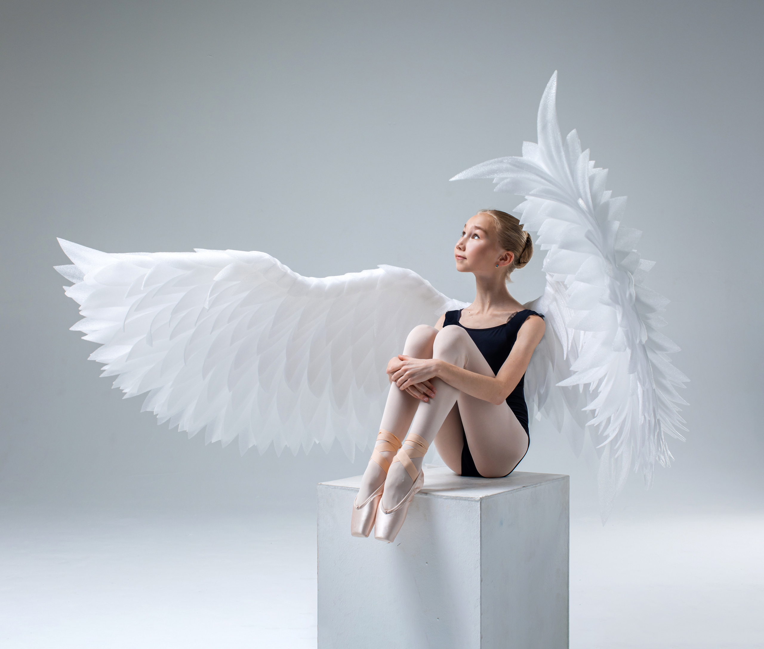 Балетная съёмка на белой циклораме и фонах. Балетный фотограф Алина Ханько — Душа Балета