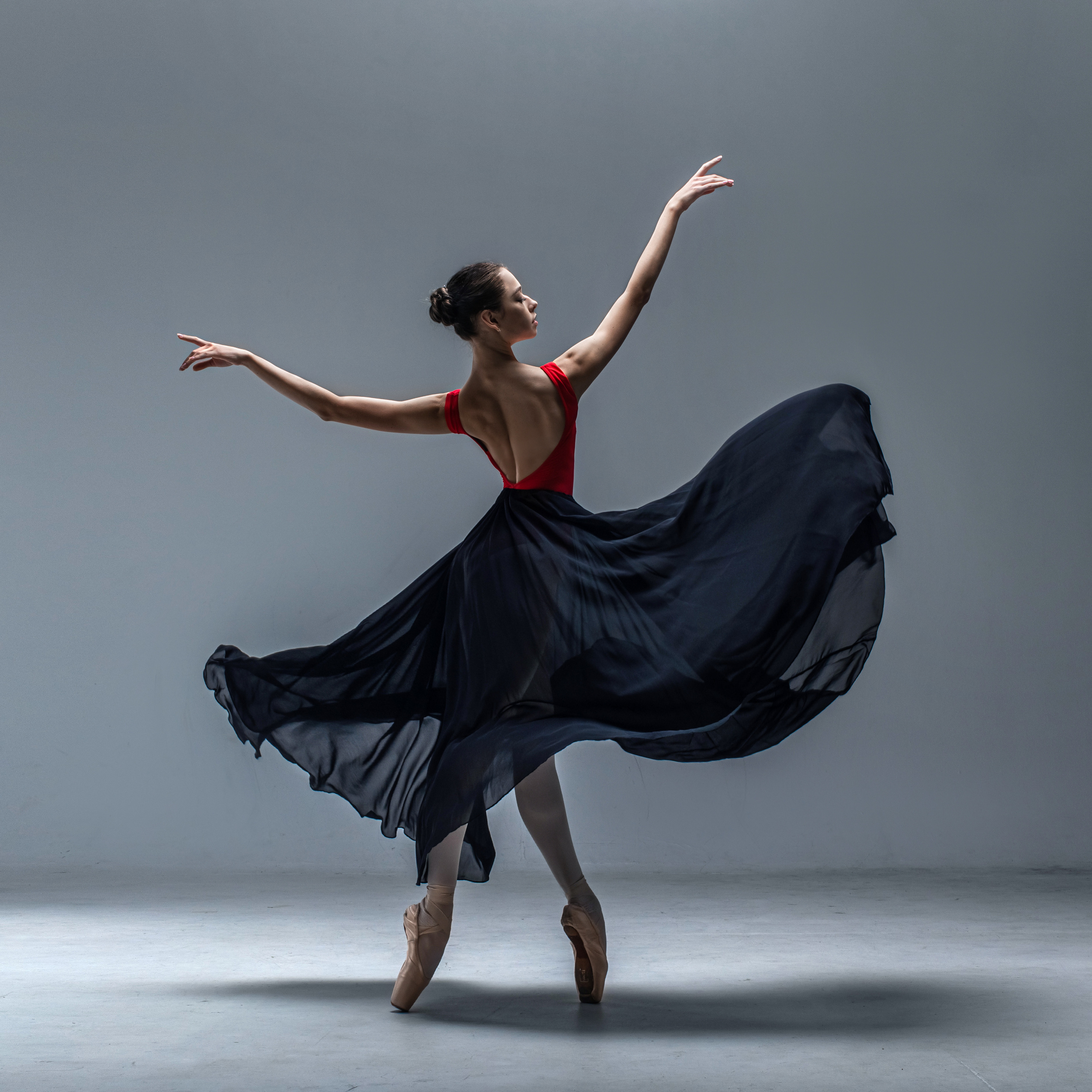 Балетная съёмка на белой циклораме и фонах. Балетный фотограф Алина Ханько — Душа Балета