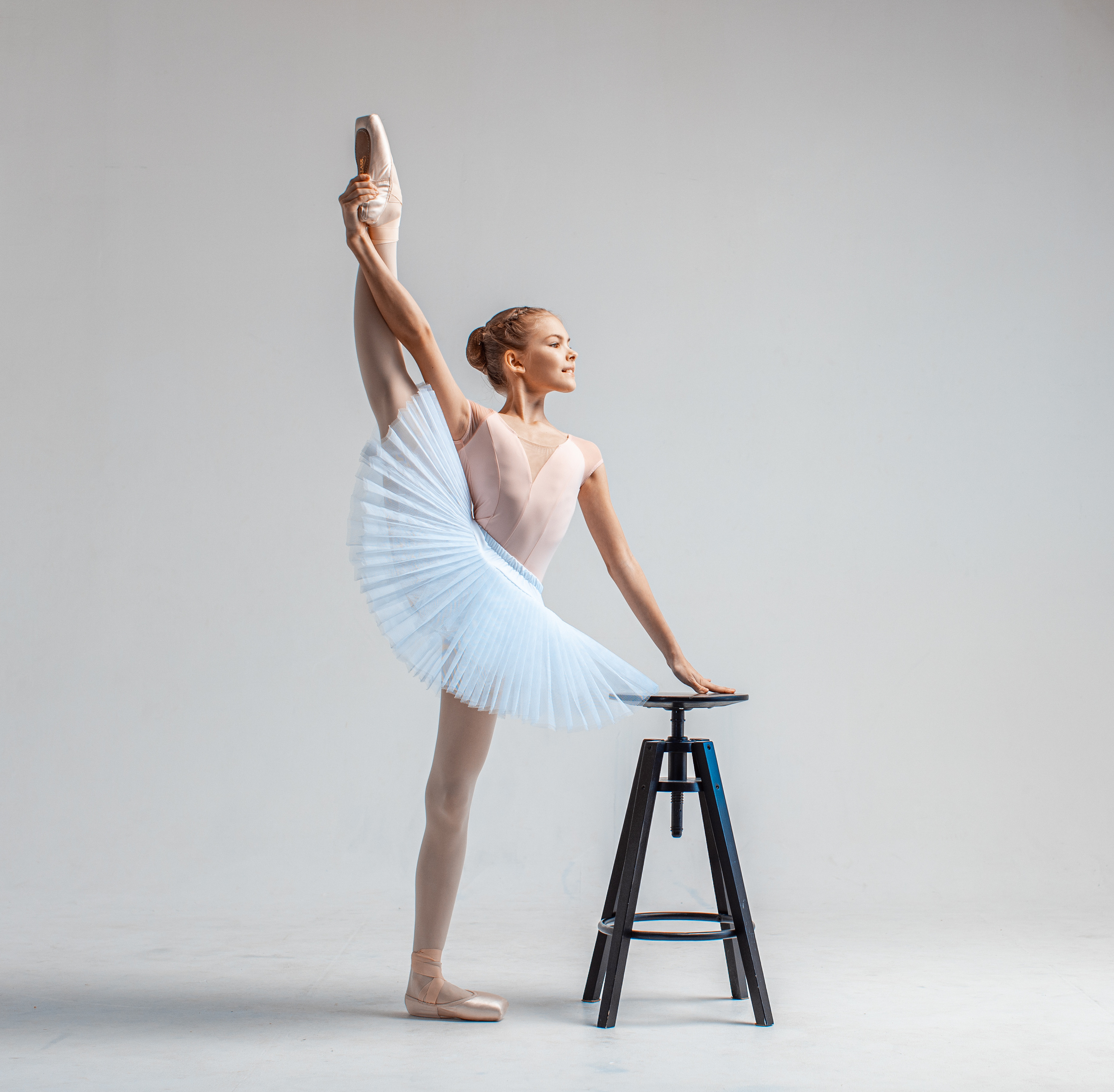 Балетная съёмка на белой циклораме и фонах. Балетный фотограф Алина Ханько — Душа Балета